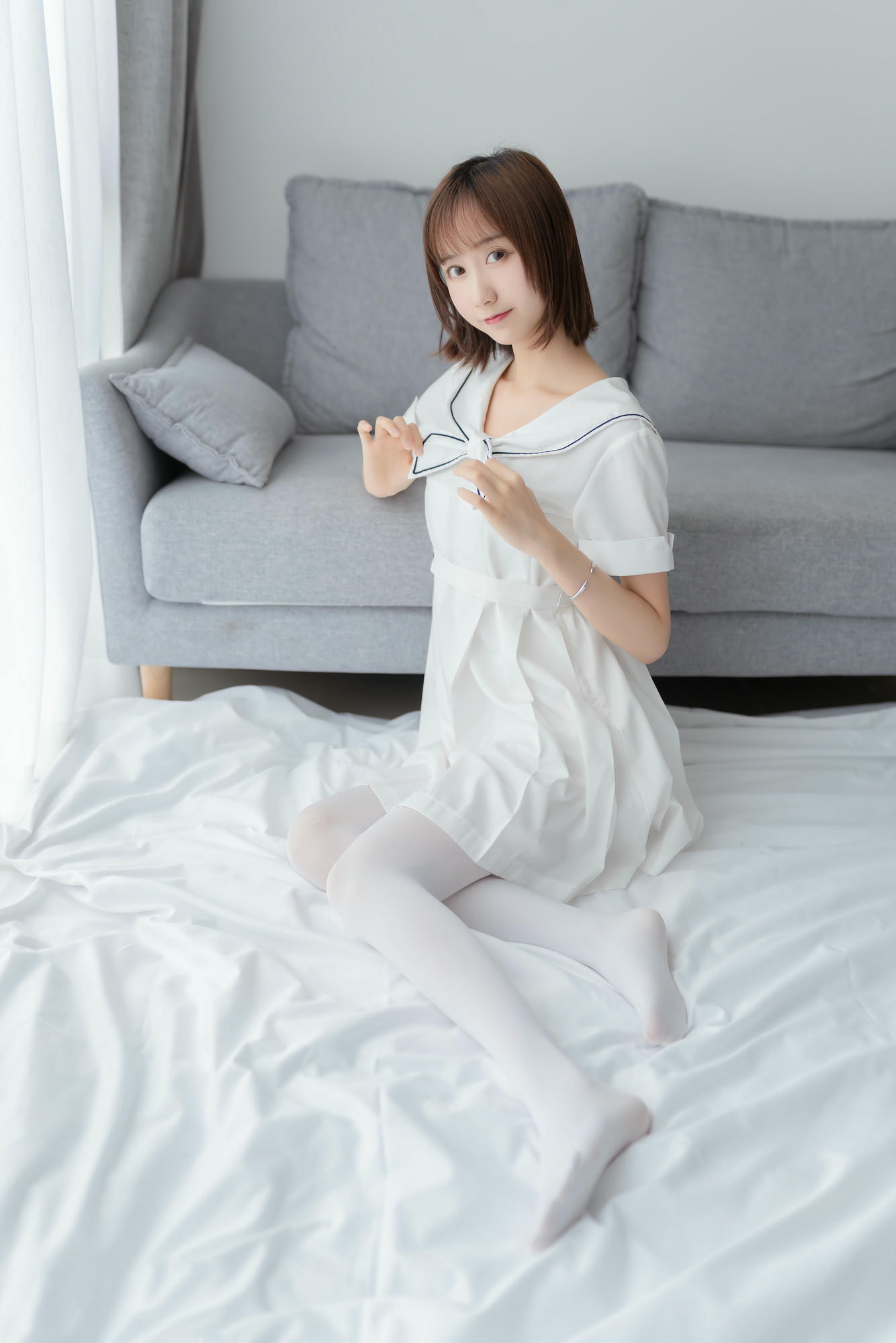 [喵糖映画] VOL.271 纯色白裙[39P／112MB]_第1集