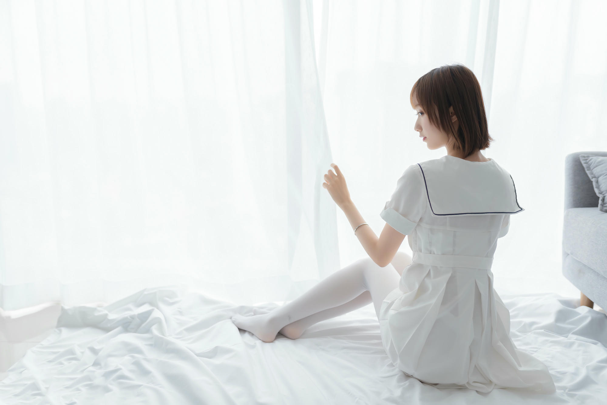 [喵糖映画] VOL.271 纯色白裙[39P／112MB]_第1集