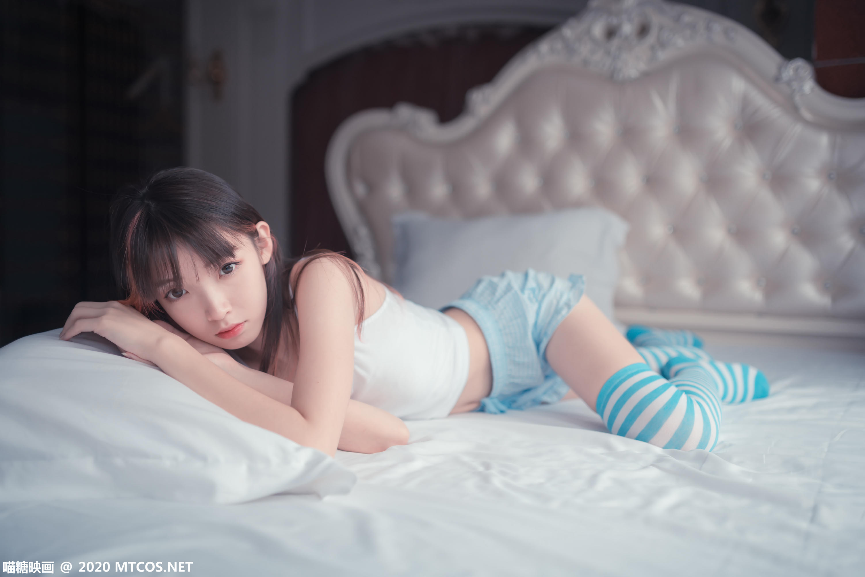 [喵糖映画] VOL.275 蓝色夏日[47P／410MB]_第1集