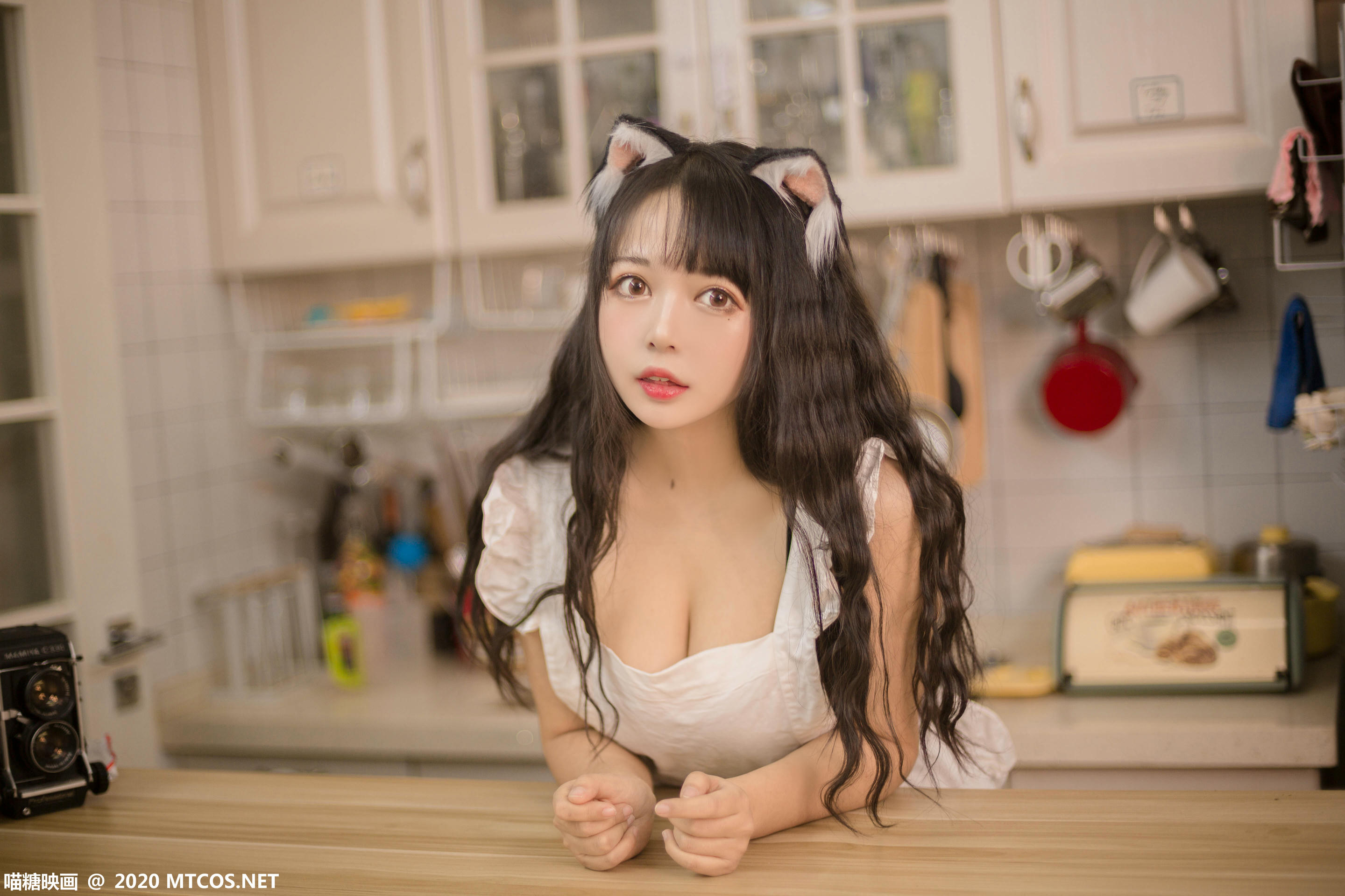 [喵糖映画] VOL.296 厨房猫娘[20P／158MB]_第1集