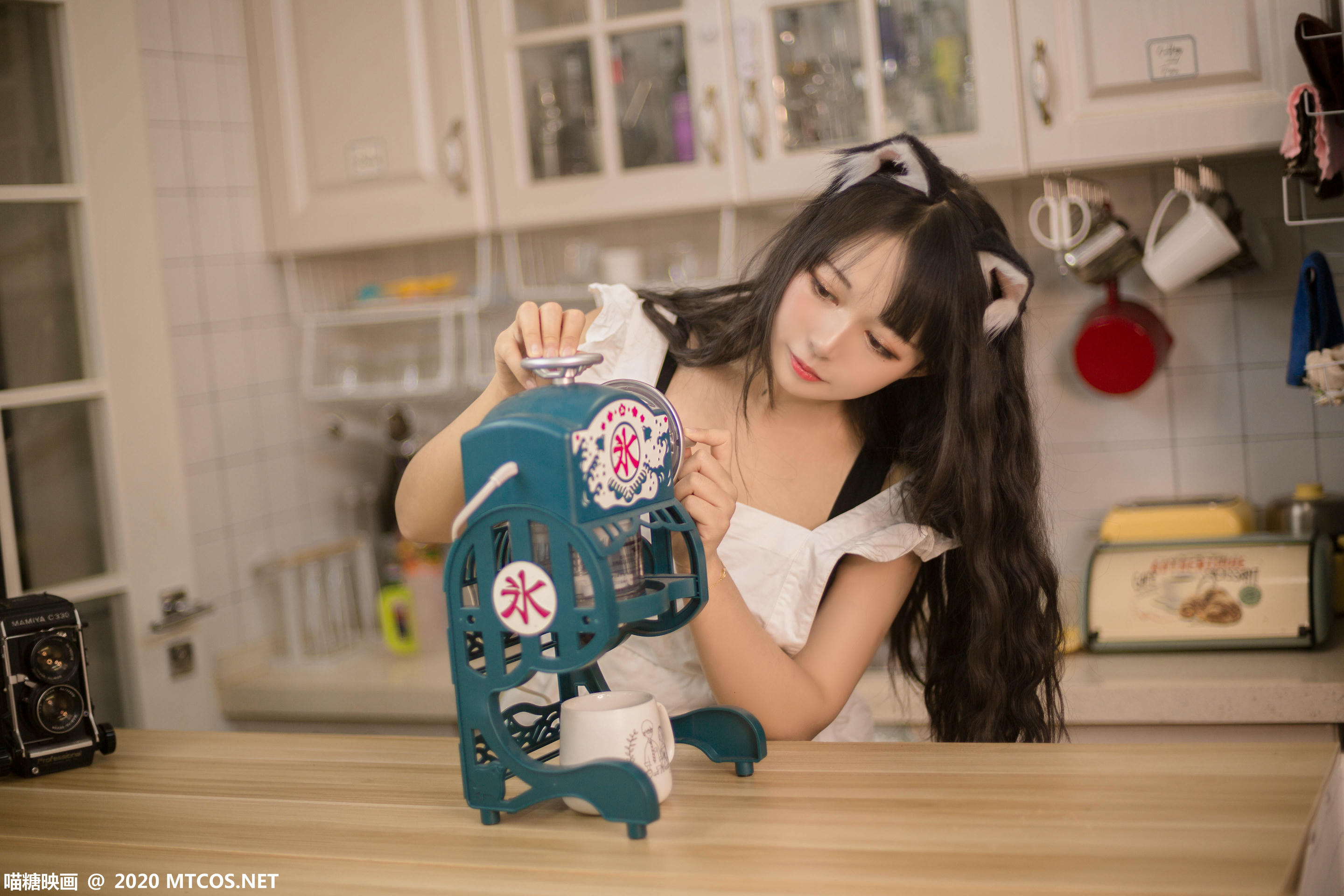 [喵糖映画] VOL.296 厨房猫娘[20P／158MB]_第1集