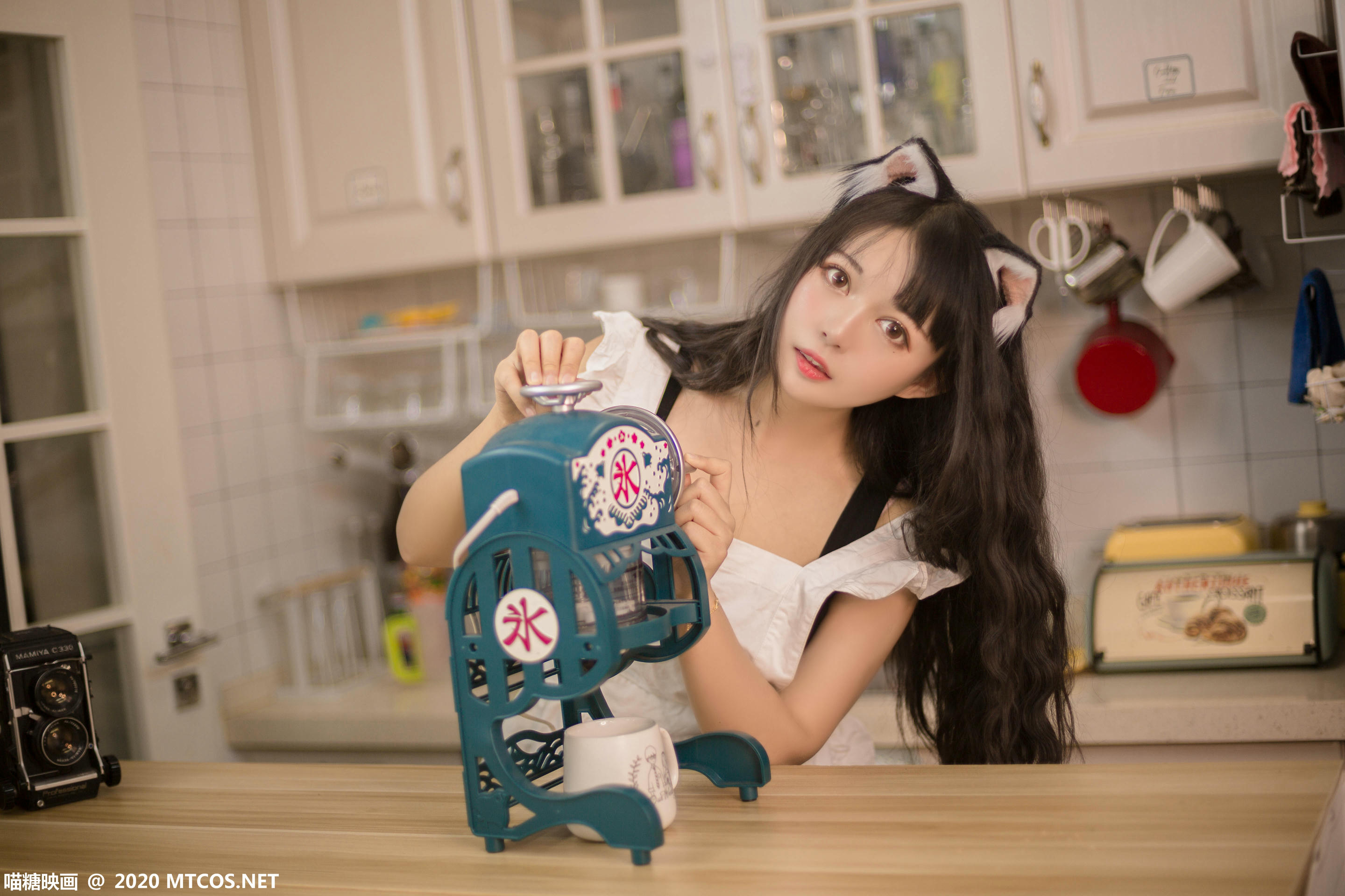 [喵糖映画] VOL.296 厨房猫娘[20P／158MB]_第1集