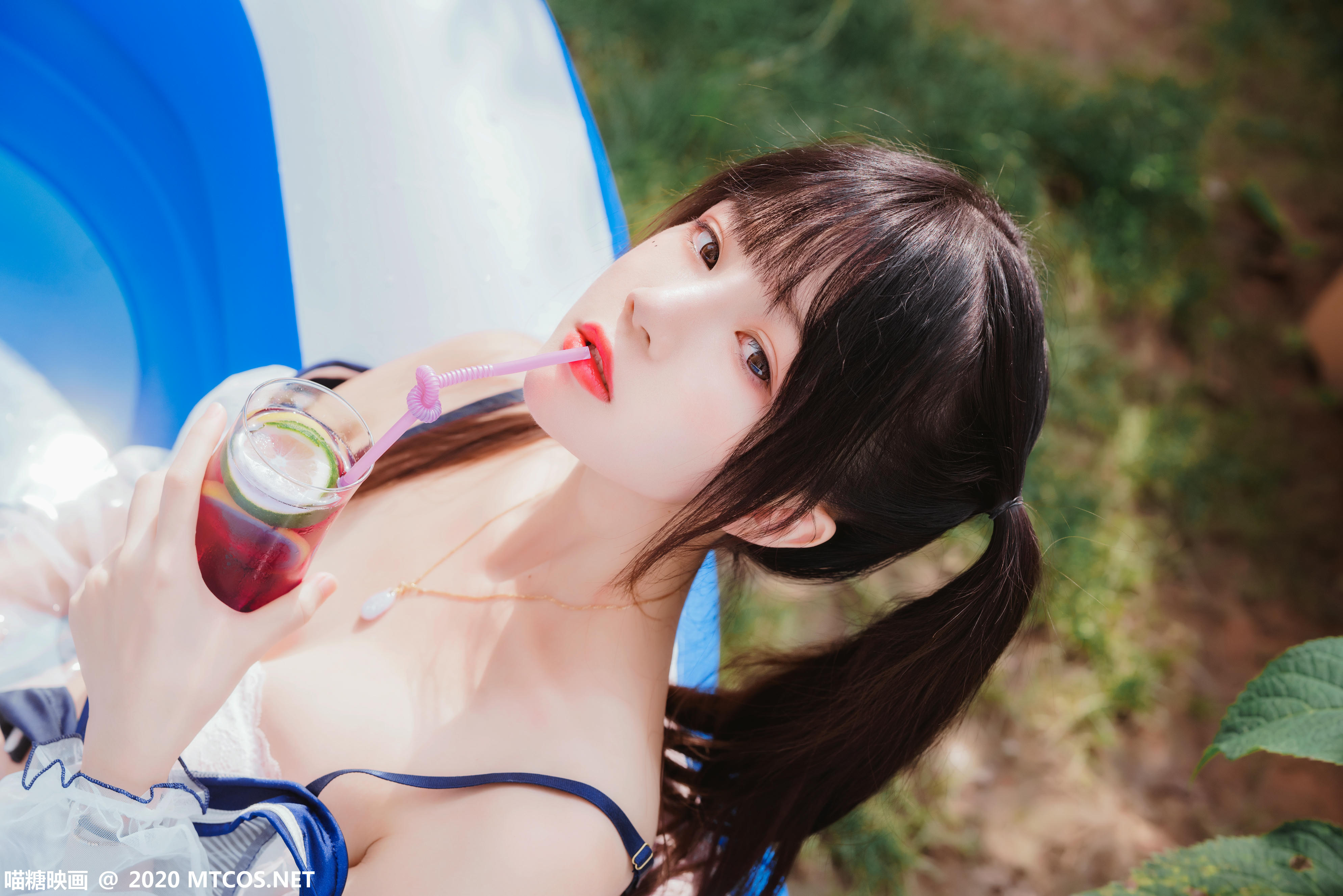 [喵糖映画] VOL.303 蓝色夏日[20P／509MB]_第1集