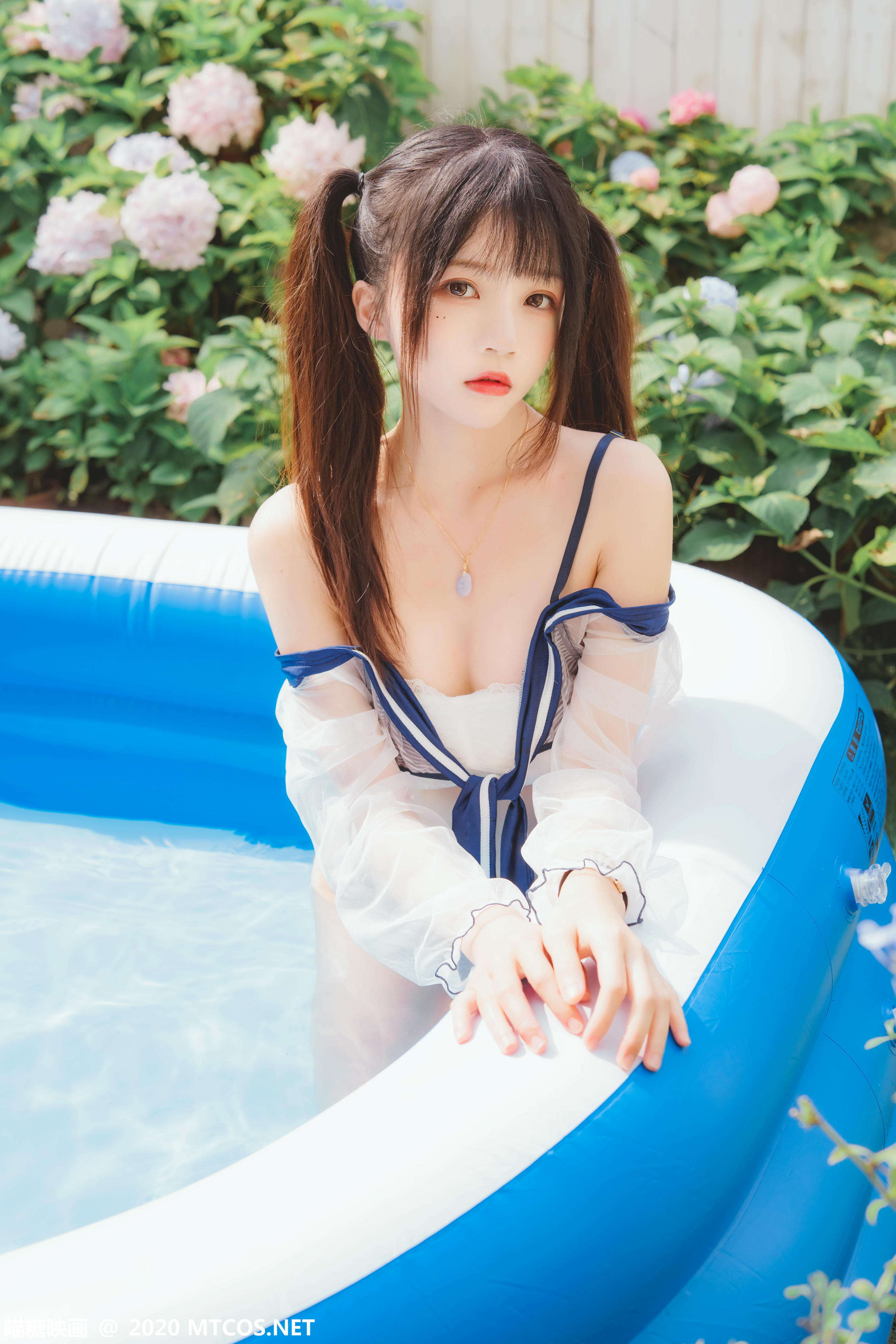 [喵糖映画] VOL.303 蓝色夏日[20P／509MB]_第1集