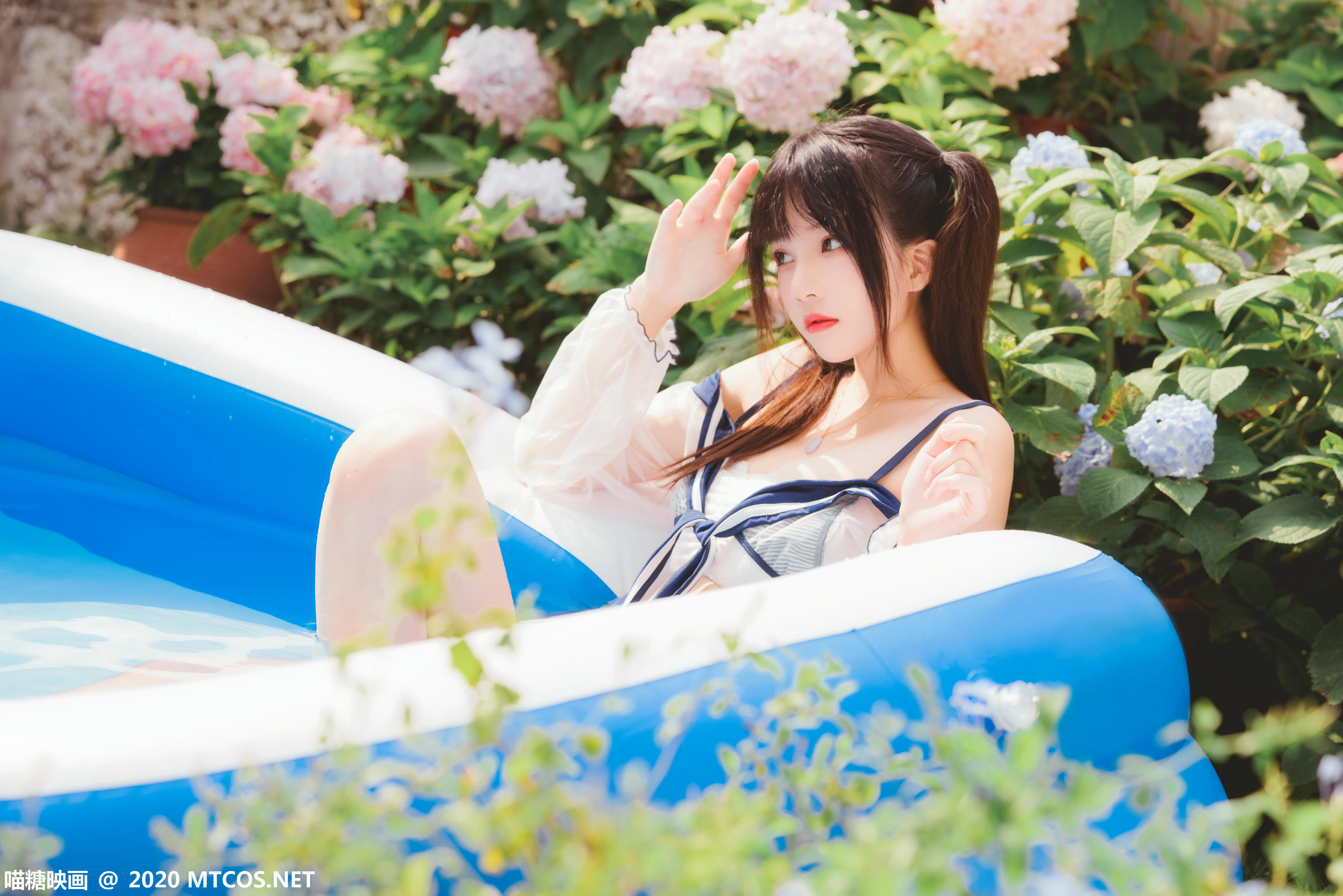 [喵糖映画] VOL.303 蓝色夏日[20P／509MB]_第1集