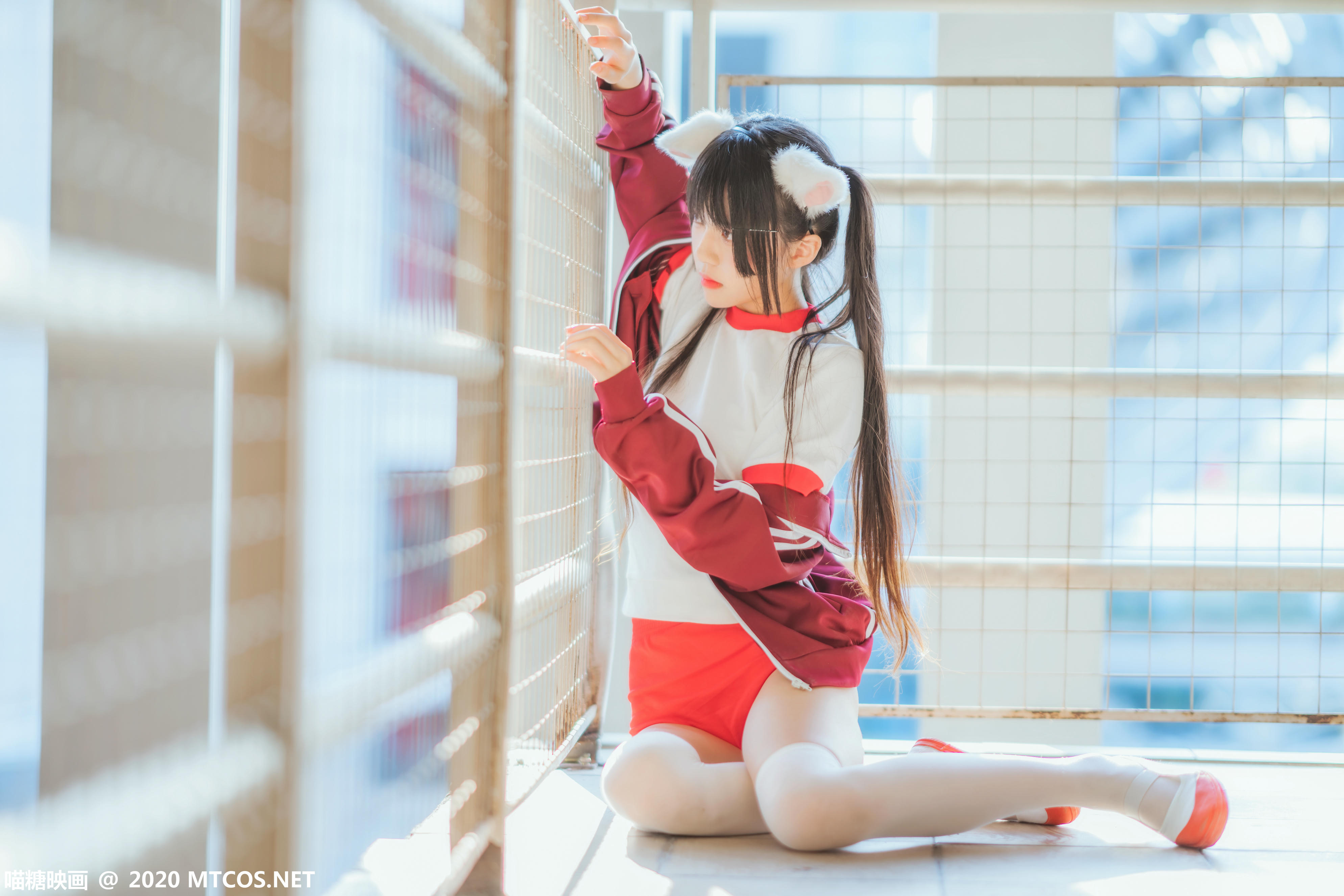 [喵糖映画] VOL.308 红色体操服[44P／826MB]_第2集