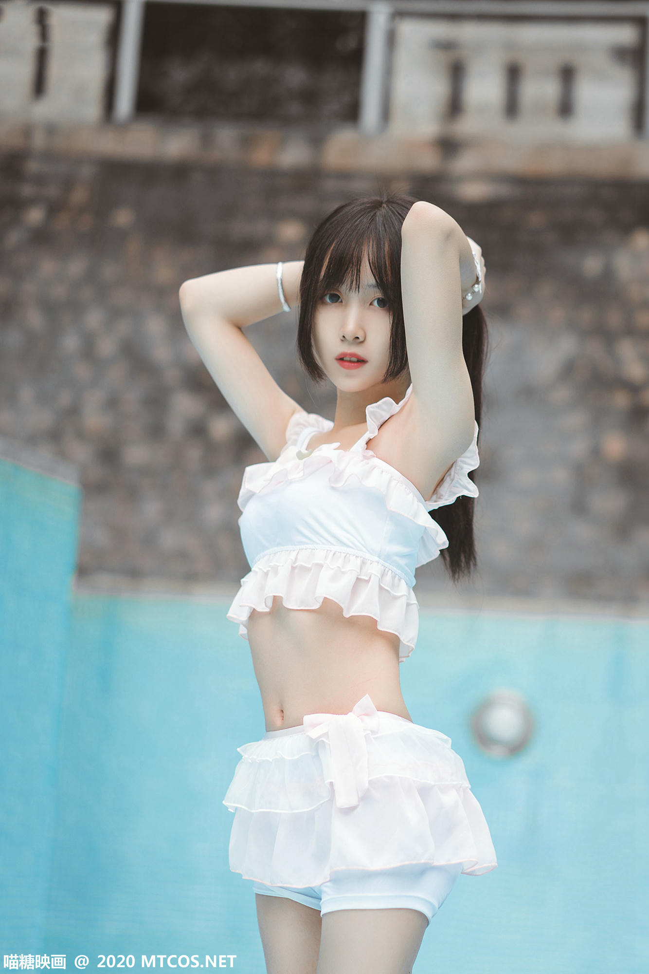 [喵糖映画] VOL.312 泳池萌妹[35P／191MB]_第2集