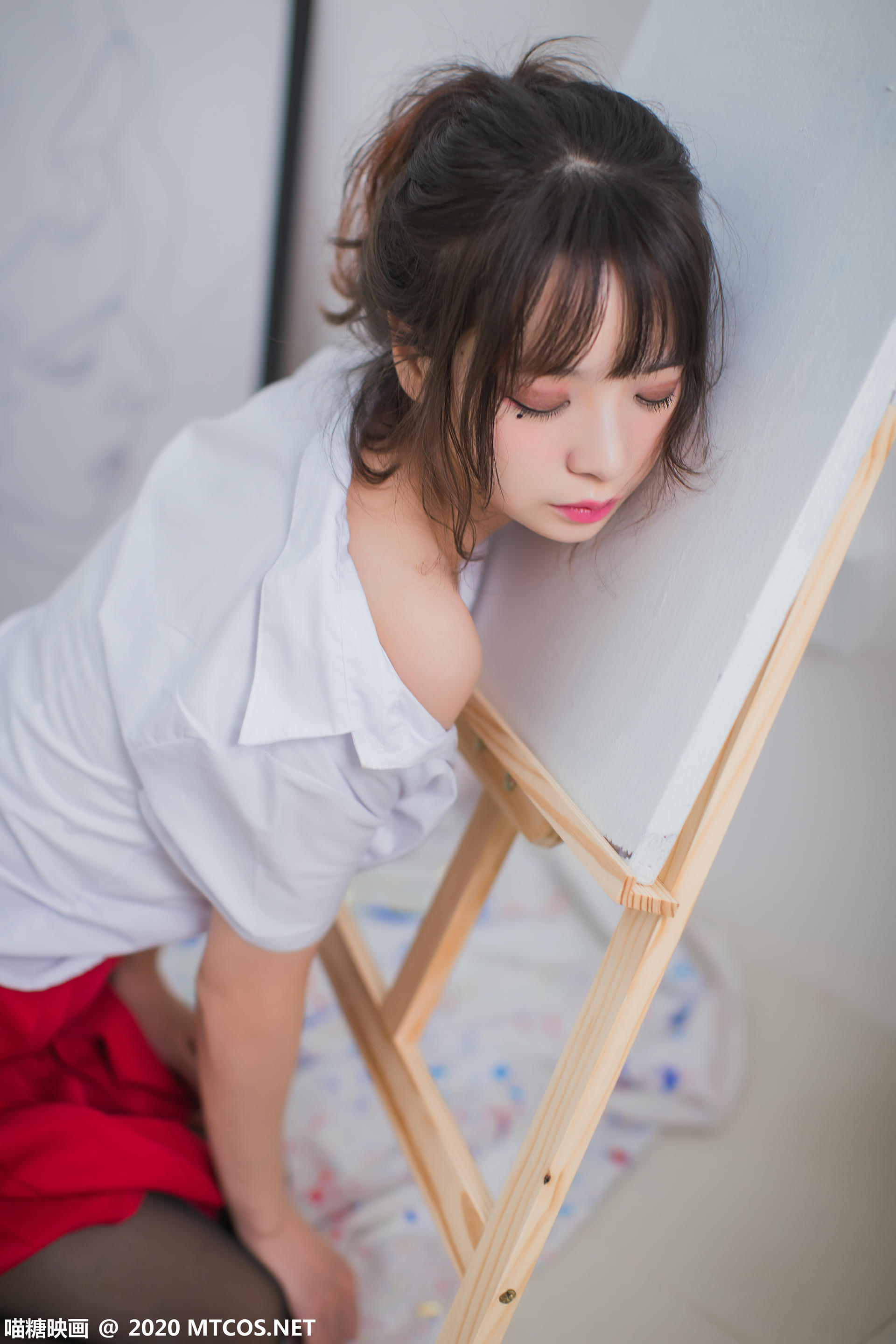 [喵糖映画] VOL.319 画室少女[23P／275MB]_第1集