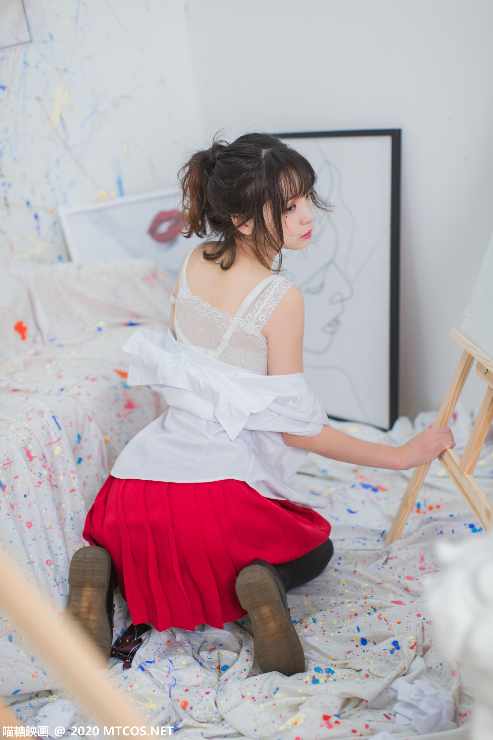 [喵糖映画] VOL.319 画室少女[23P／275MB]_第1集