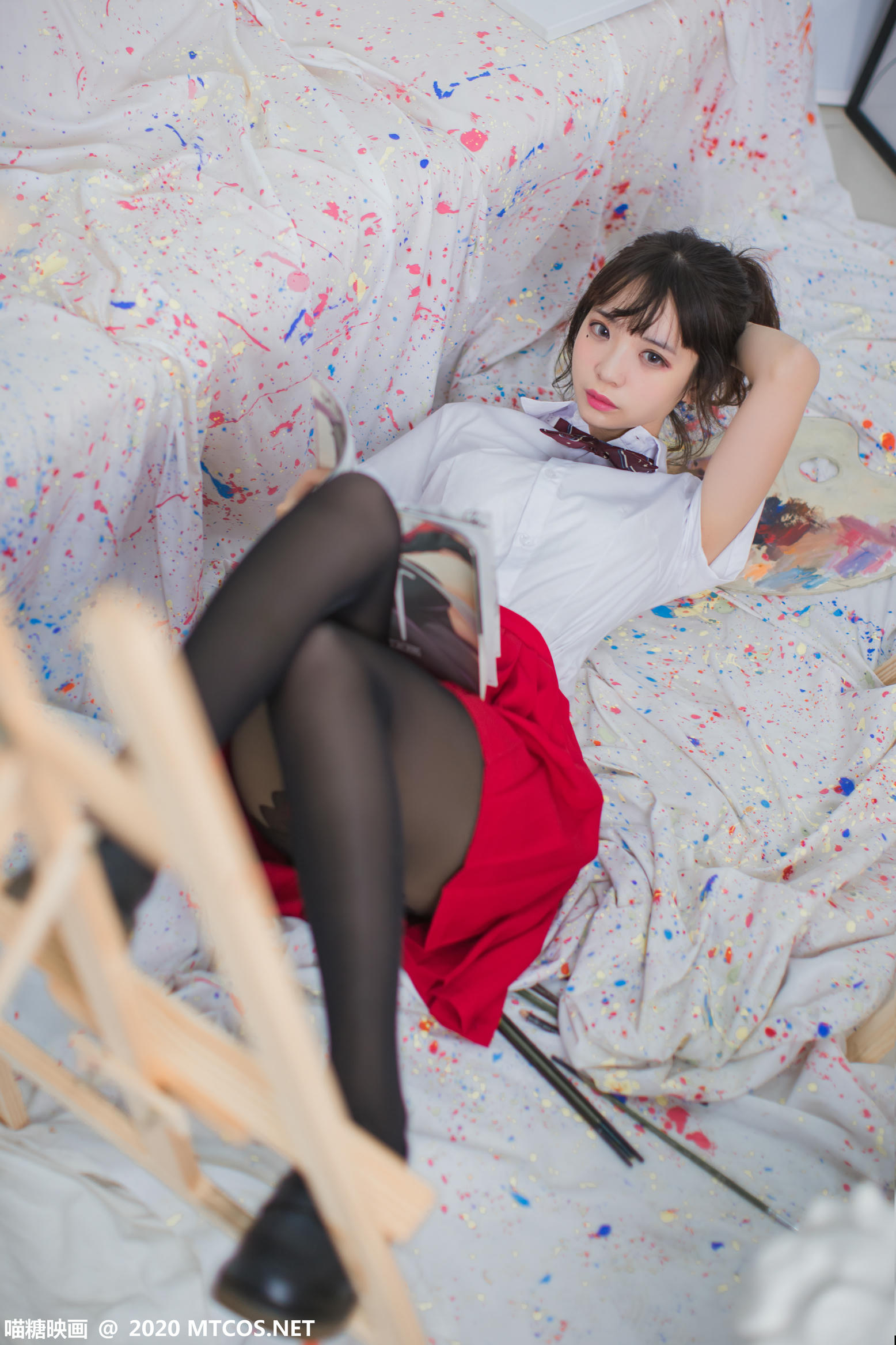 [喵糖映画] VOL.319 画室少女[23P／275MB]_第1集