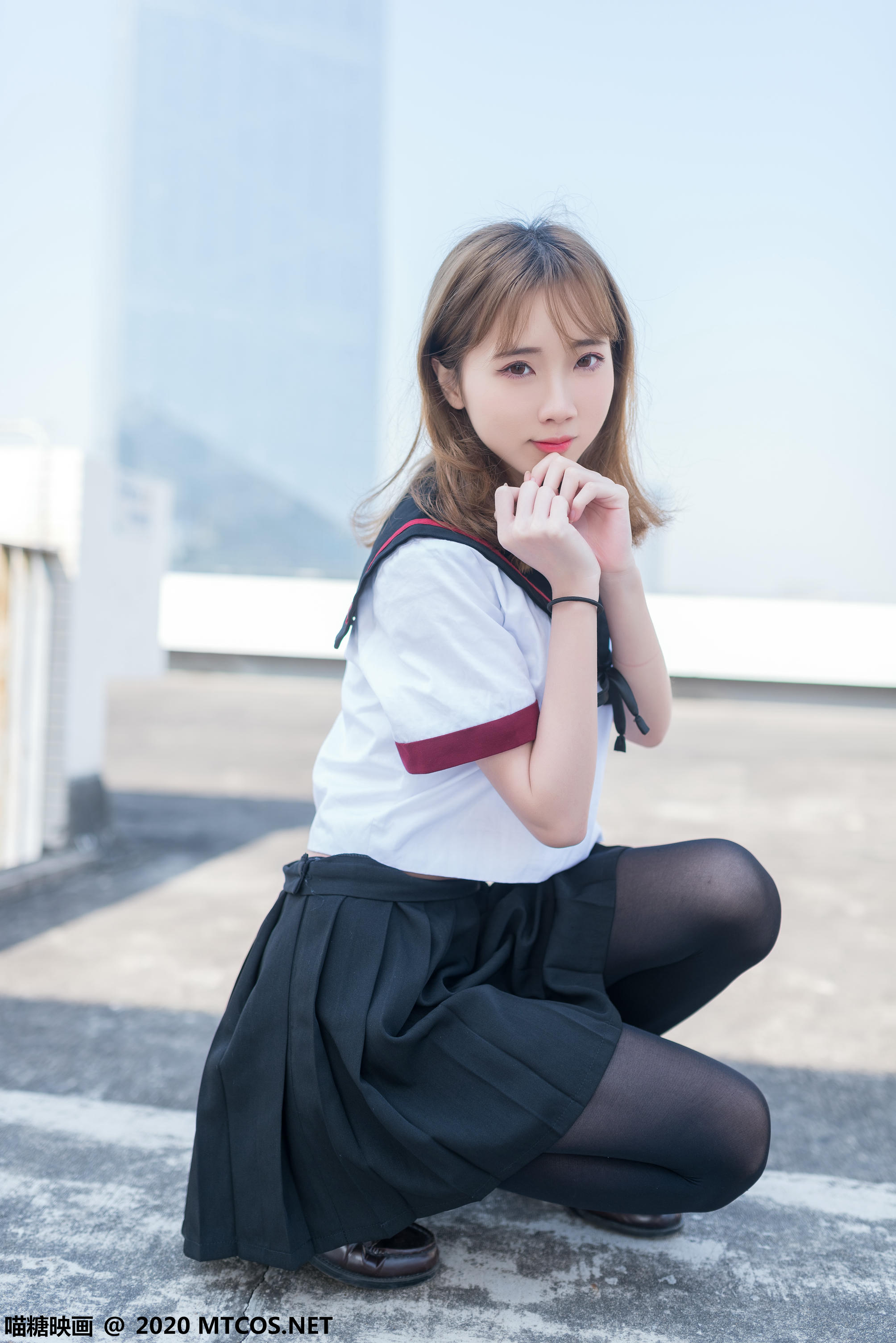 [喵糖映画] VOL.322 天台少女[46P／324MB]_第2集