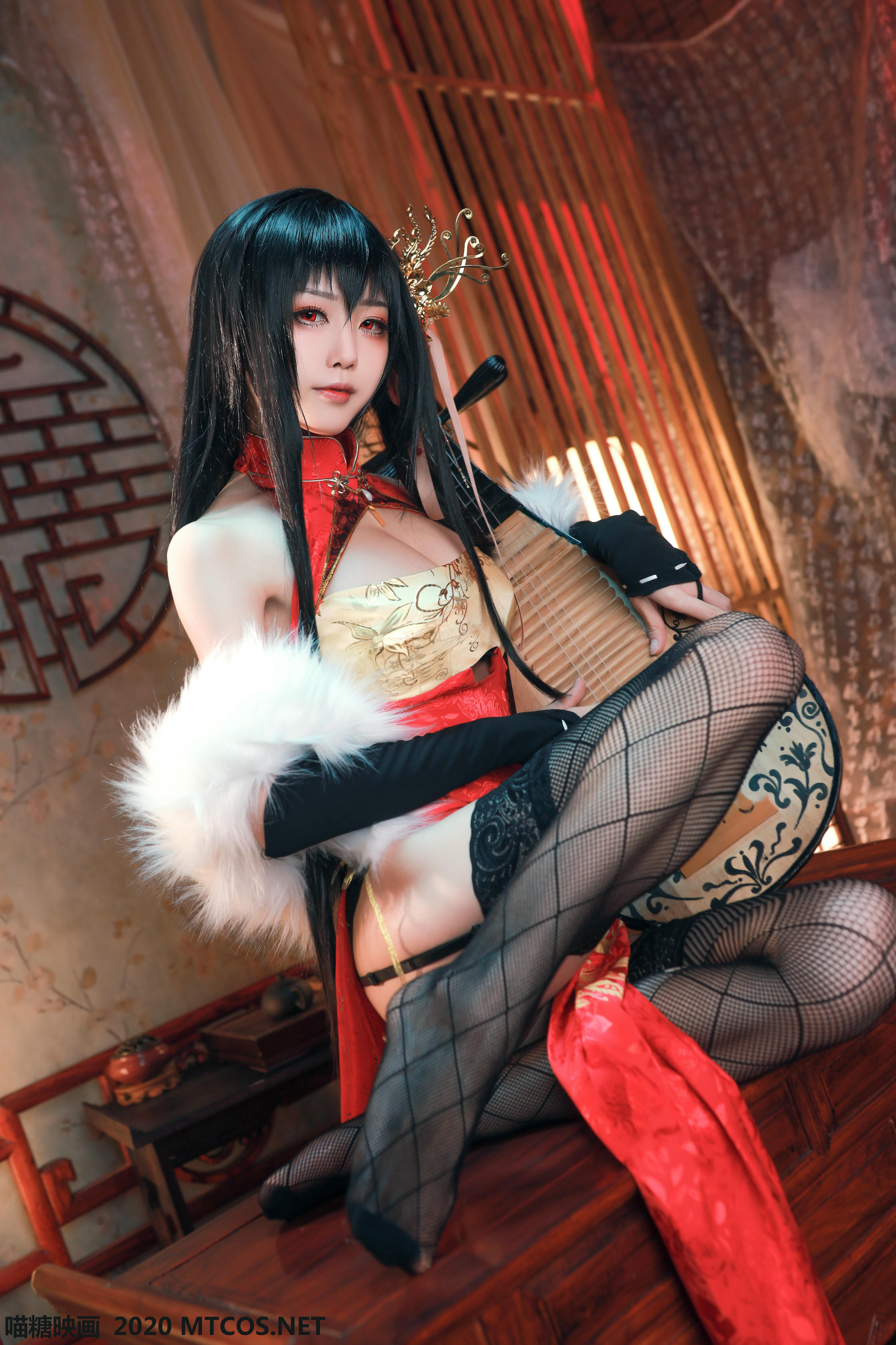 [喵糖映画] HML.004 水淼大凤旗袍[40P／867MB]_第1集