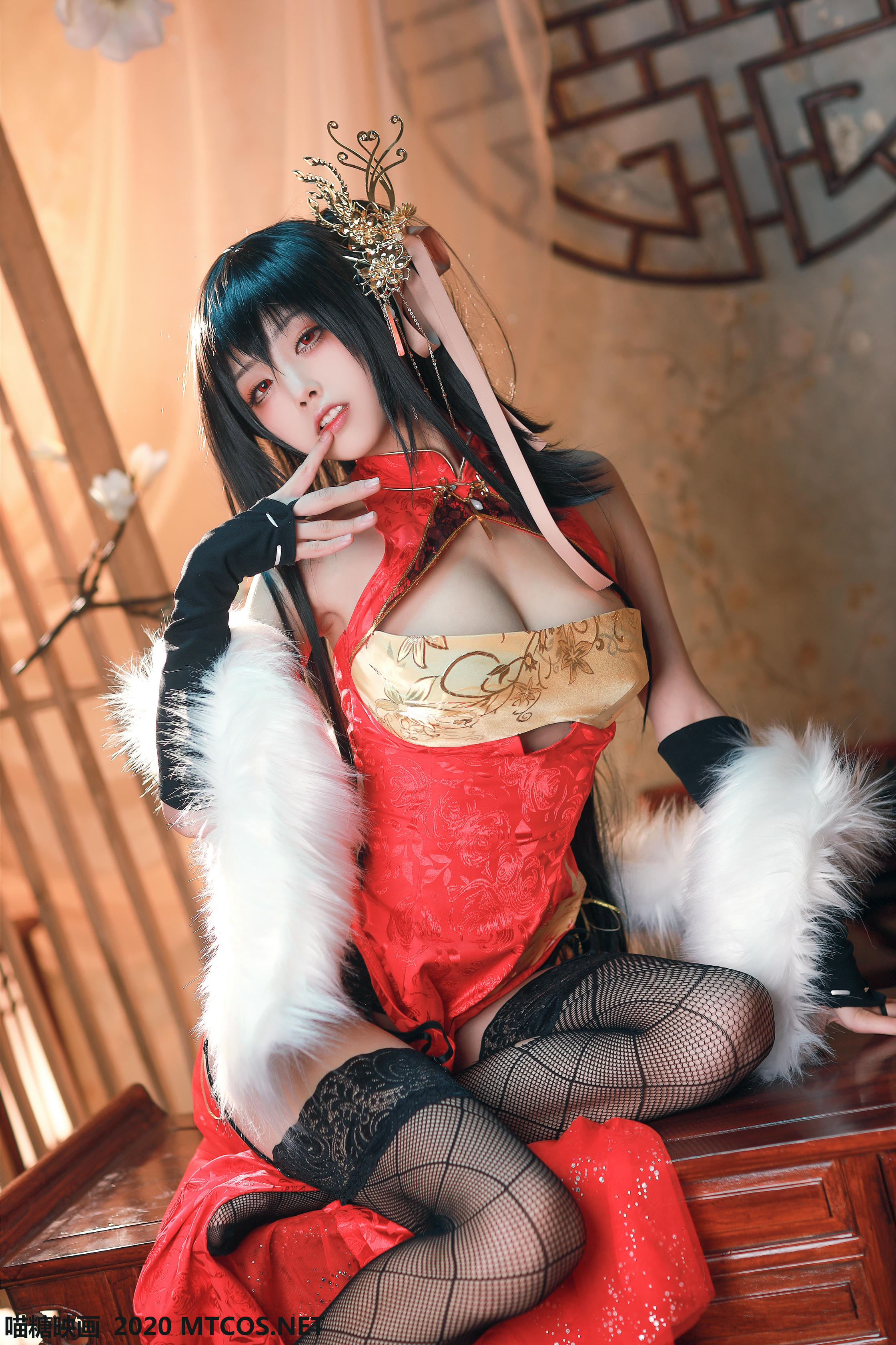 [喵糖映画] HML.004 水淼大凤旗袍[40P／867MB]_第2集