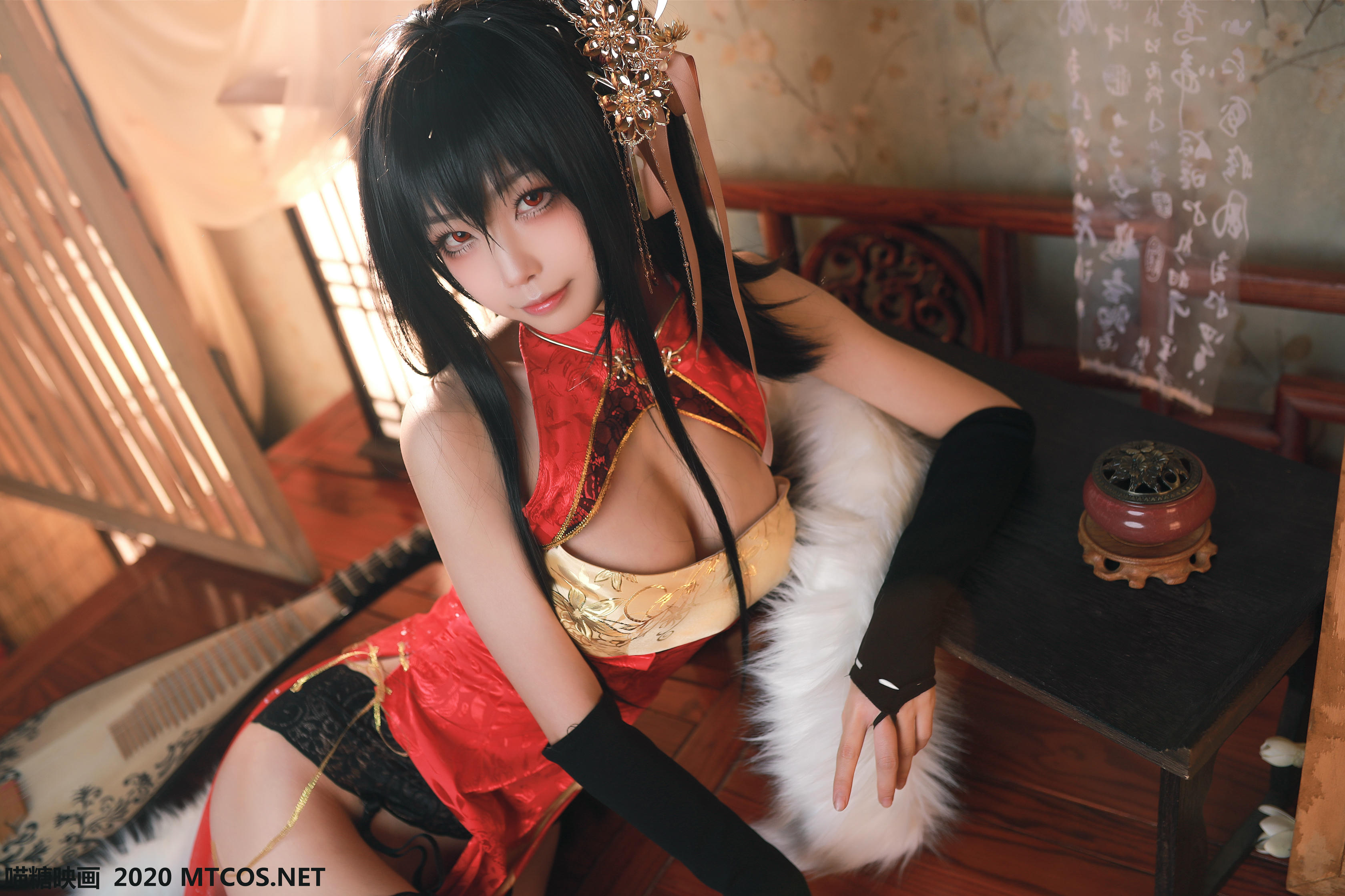 [喵糖映画] HML.004 水淼大凤旗袍[40P／867MB]_第2集