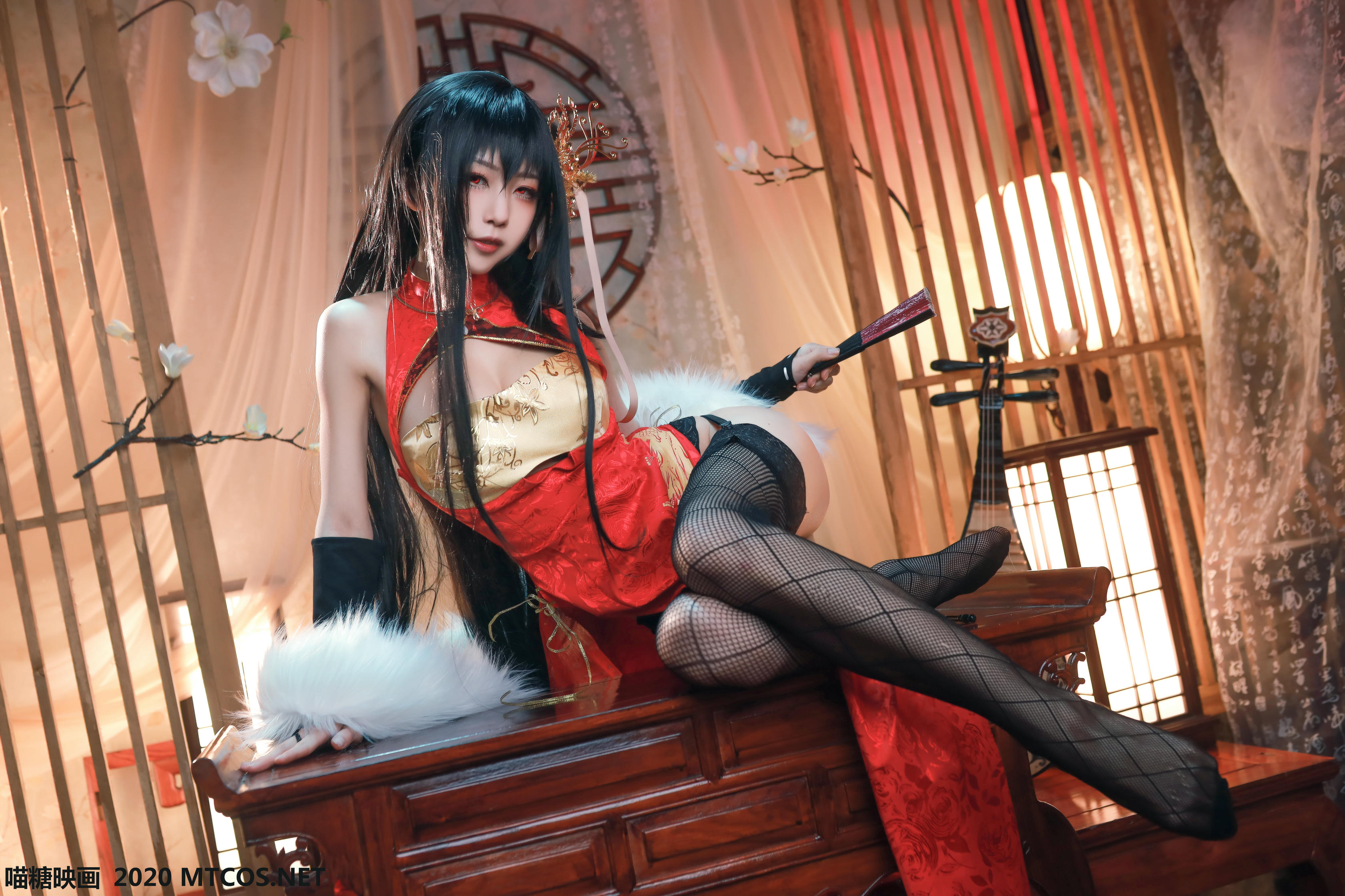 [喵糖映画] HML.004 水淼大凤旗袍[40P／867MB]_第1集