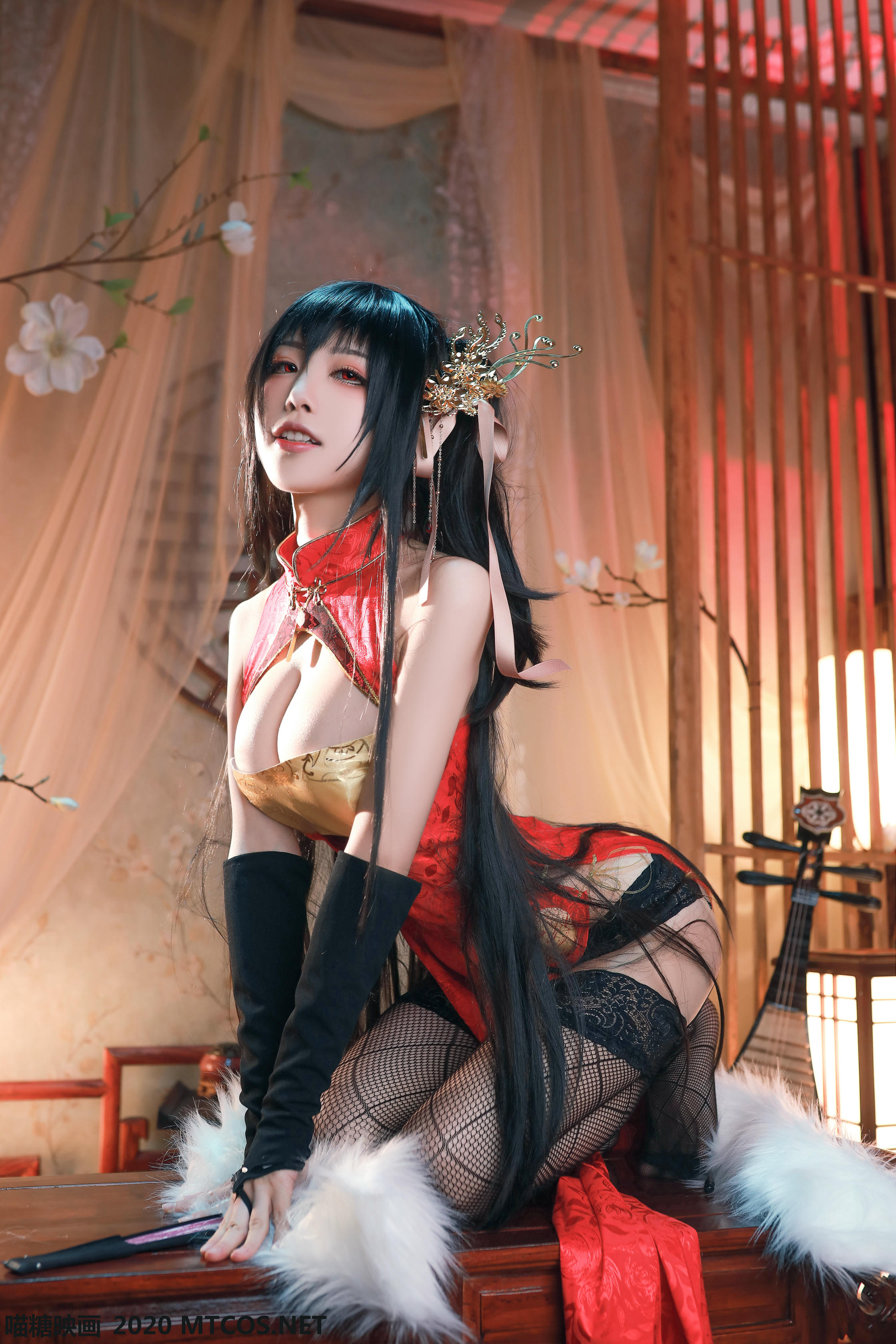 [喵糖映画] HML.004 水淼大凤旗袍[40P／867MB]_第1集