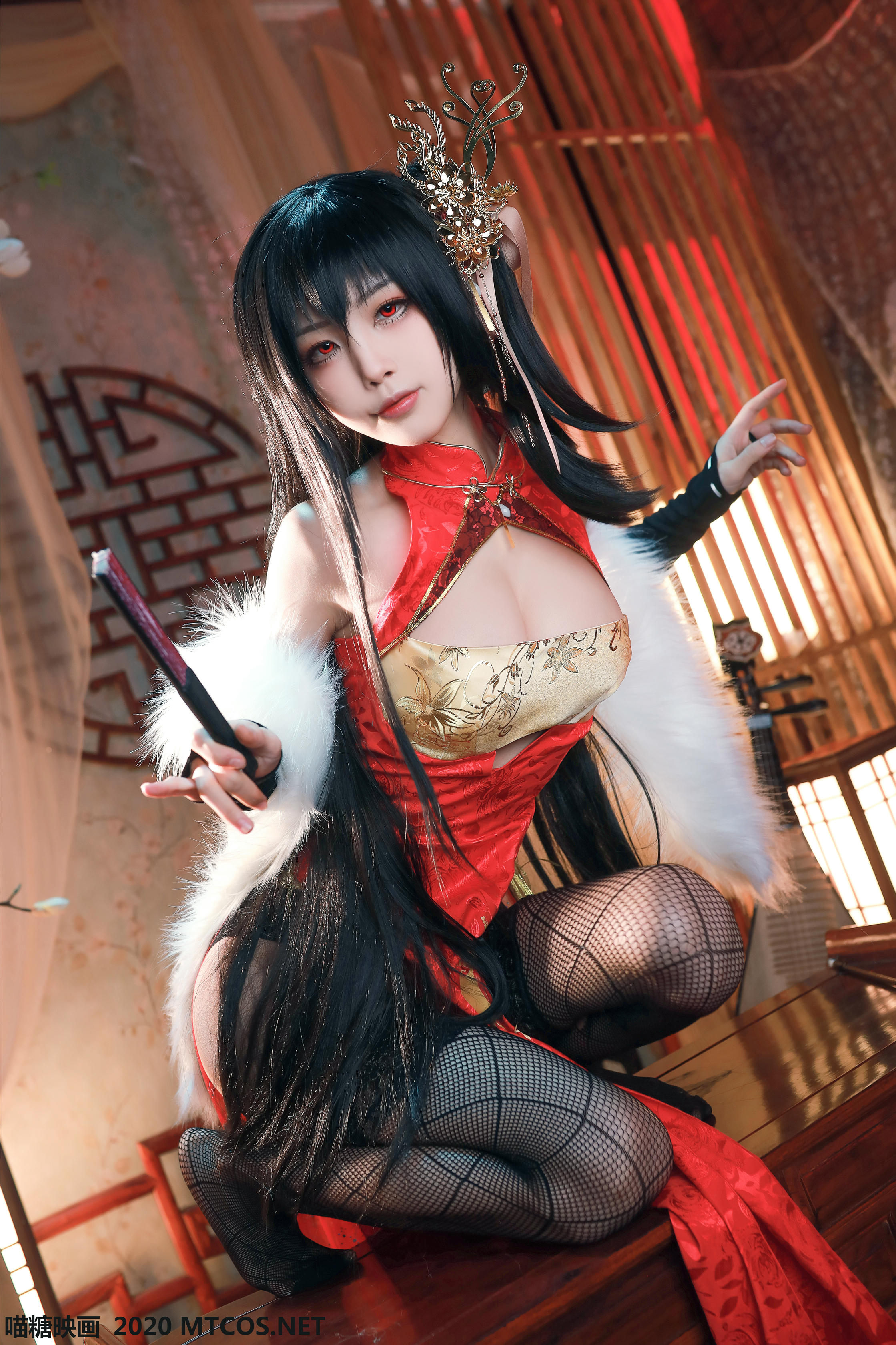 [喵糖映画] HML.004 水淼大凤旗袍[40P／867MB]_第1集