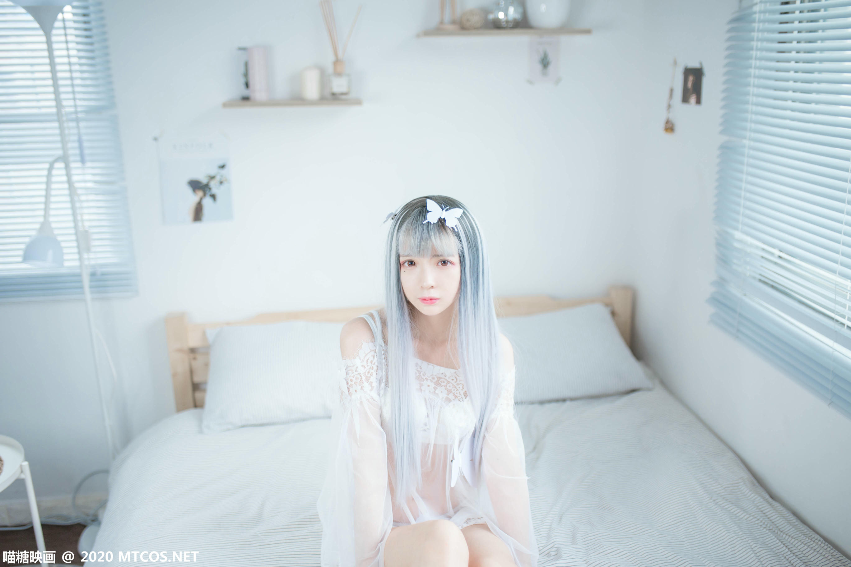 [喵糖映画] VOL.325 白色纱裙[25P／105MB]_第1集