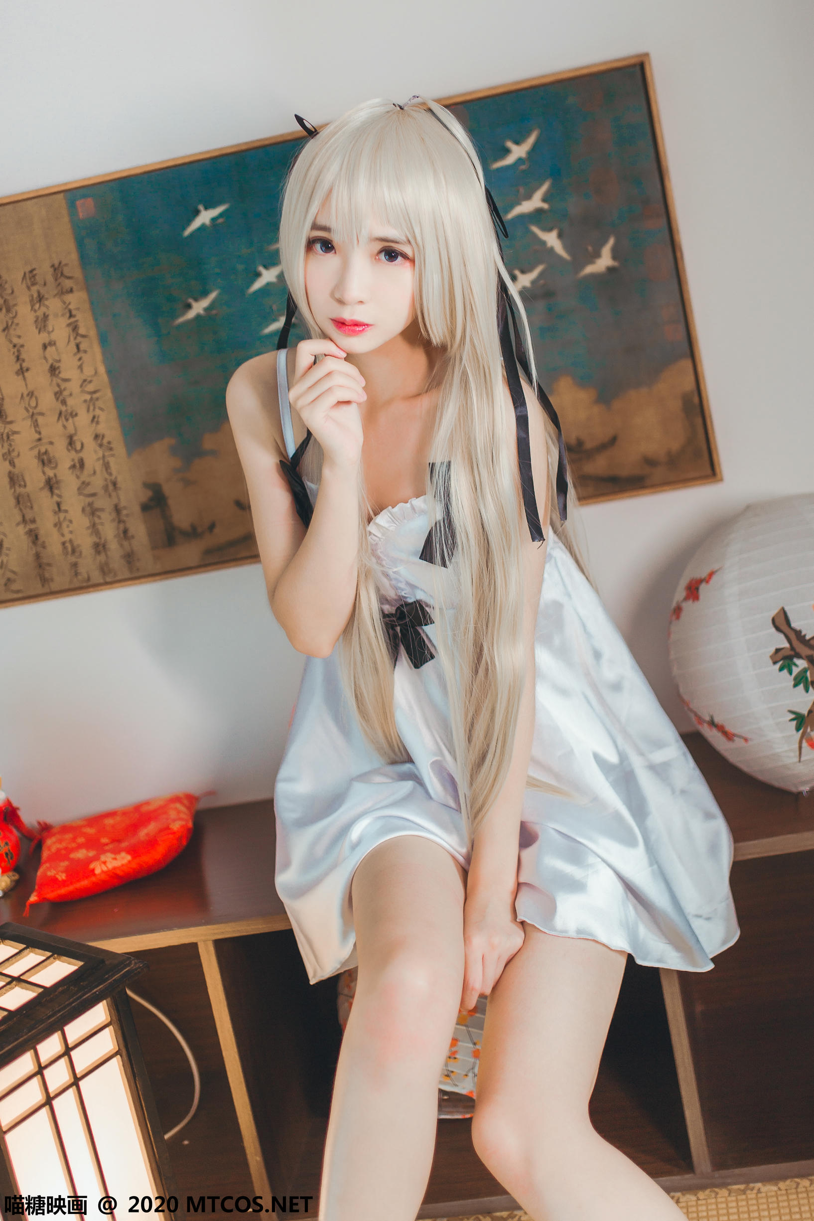 [喵糖映画] VOL.332 白裙穹妹[30P／373MB]_第2集