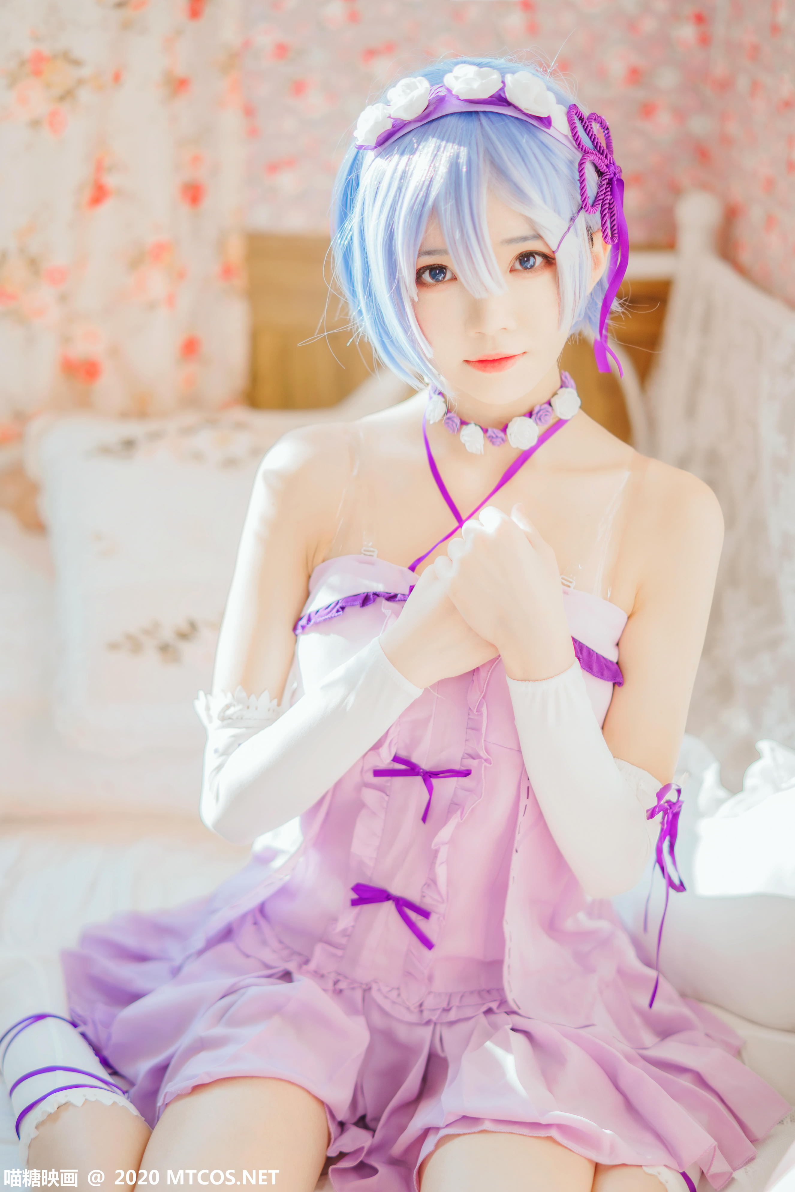 [喵糖映画] VOL.337 雷姆睡裙[26P／601MB]_第1集