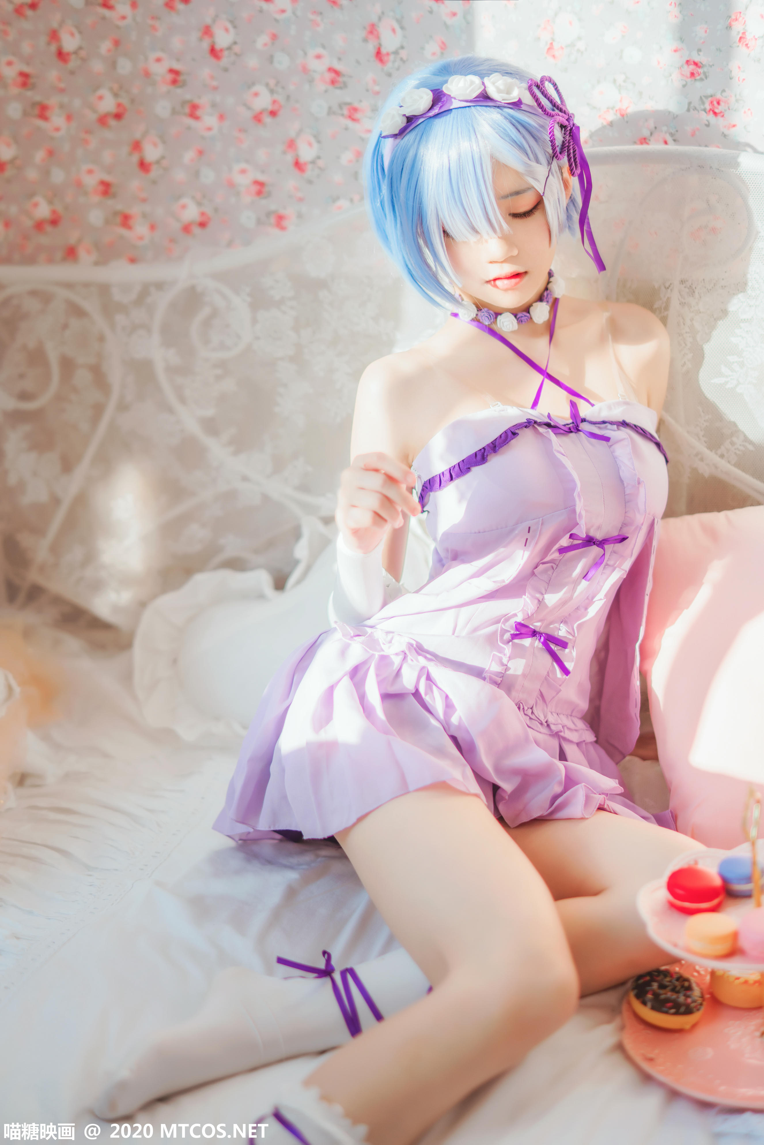 [喵糖映画] VOL.337 雷姆睡裙[26P／601MB]_第1集