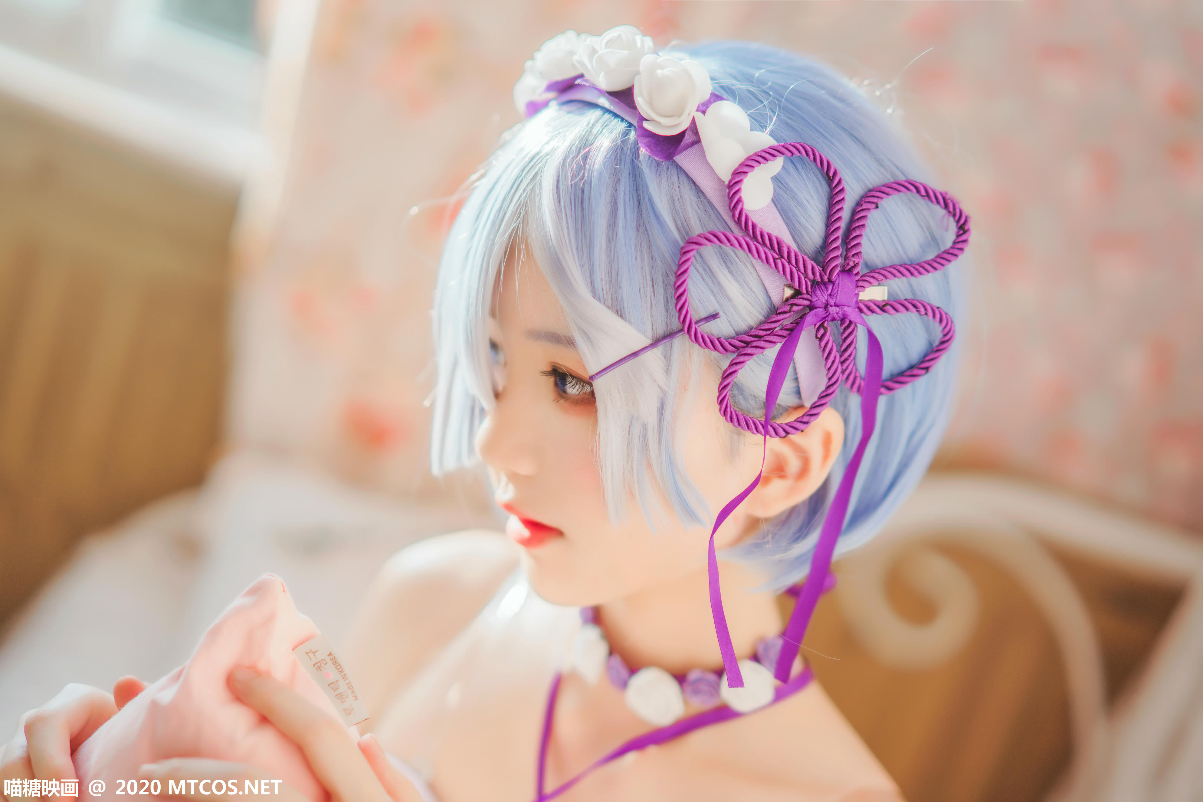 [喵糖映画] VOL.337 雷姆睡裙[26P／601MB]_第1集