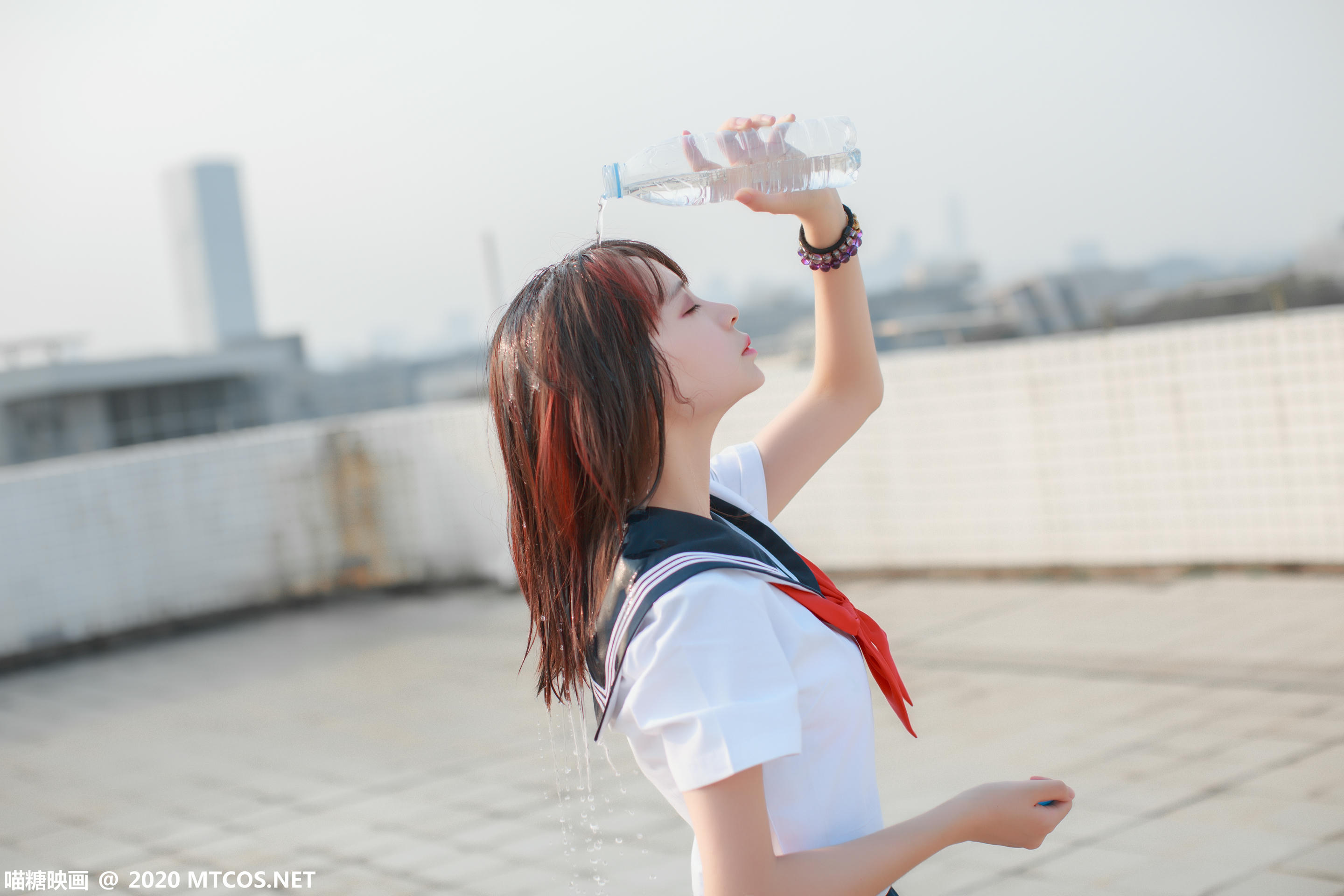 [喵糖映画] VOL.340 同桌的水手服[33P／519MB]_第2集