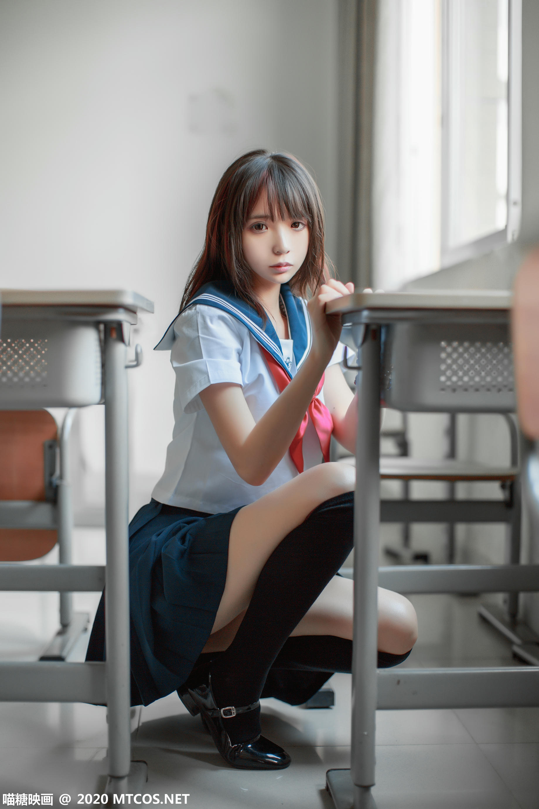 [喵糖映画] VOL.340 同桌的水手服[33P／519MB]_第1集