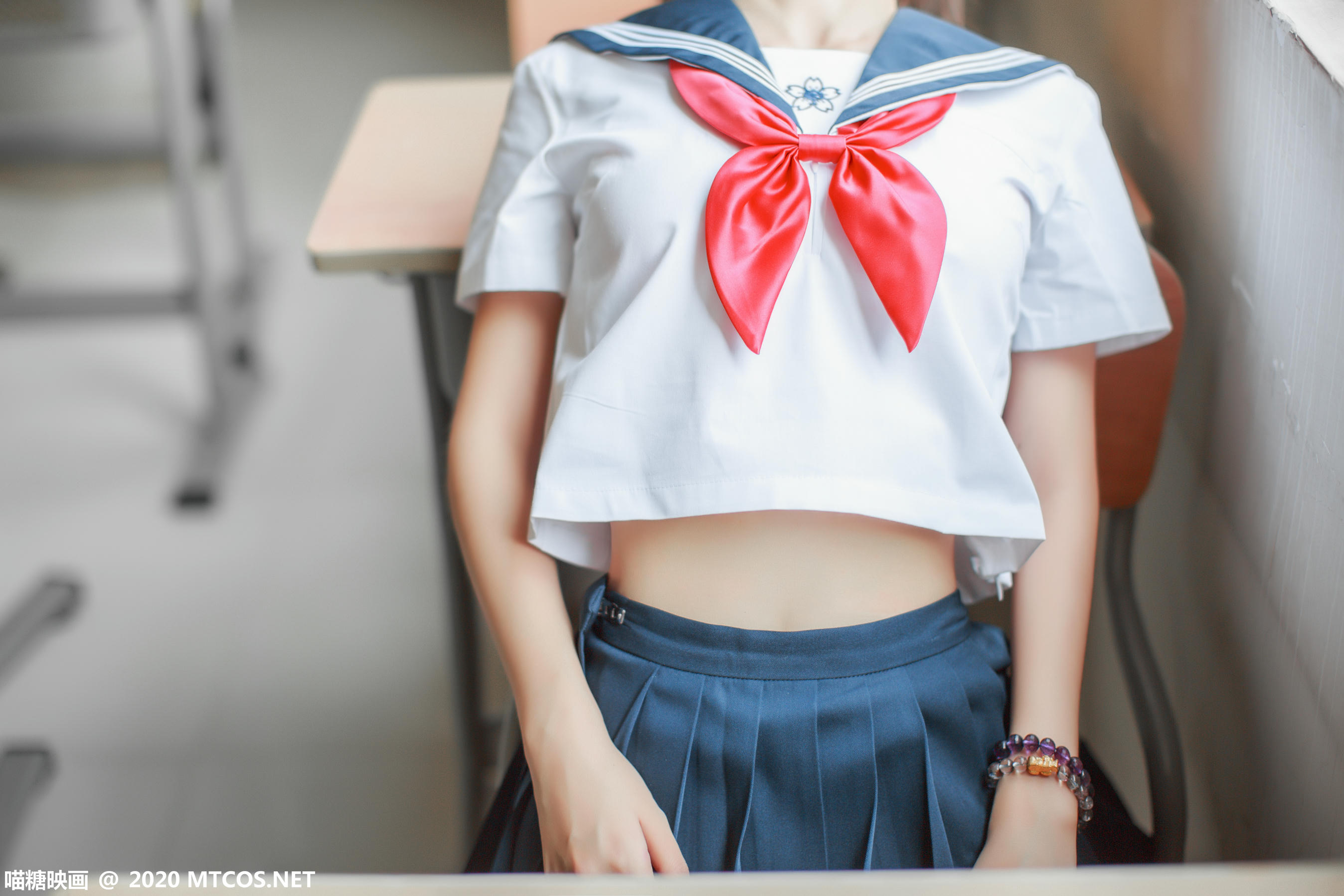 [喵糖映画] VOL.340 同桌的水手服[33P／519MB]_第1集
