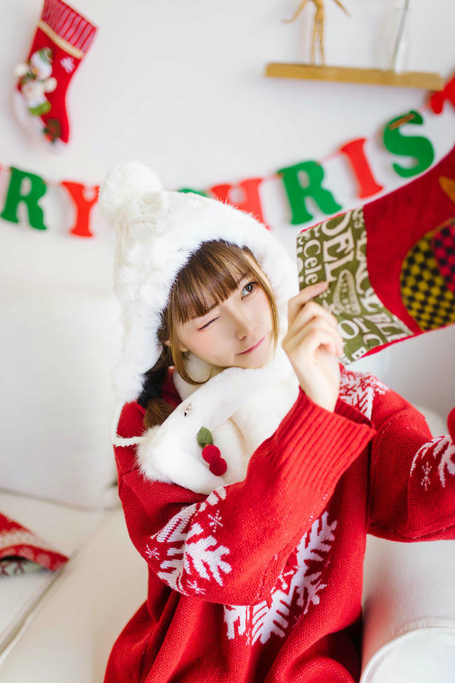 [喵糖映画] VOL.342 圣诞节[33P／199MB]_第1集