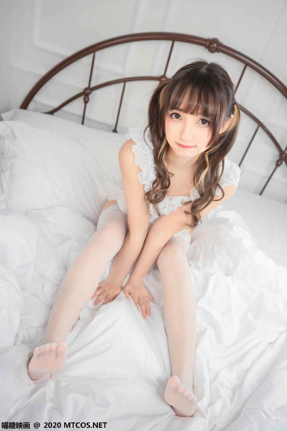 [喵糖映画] VOL.343 白色睡衣[25P／71.3MB]_第1集