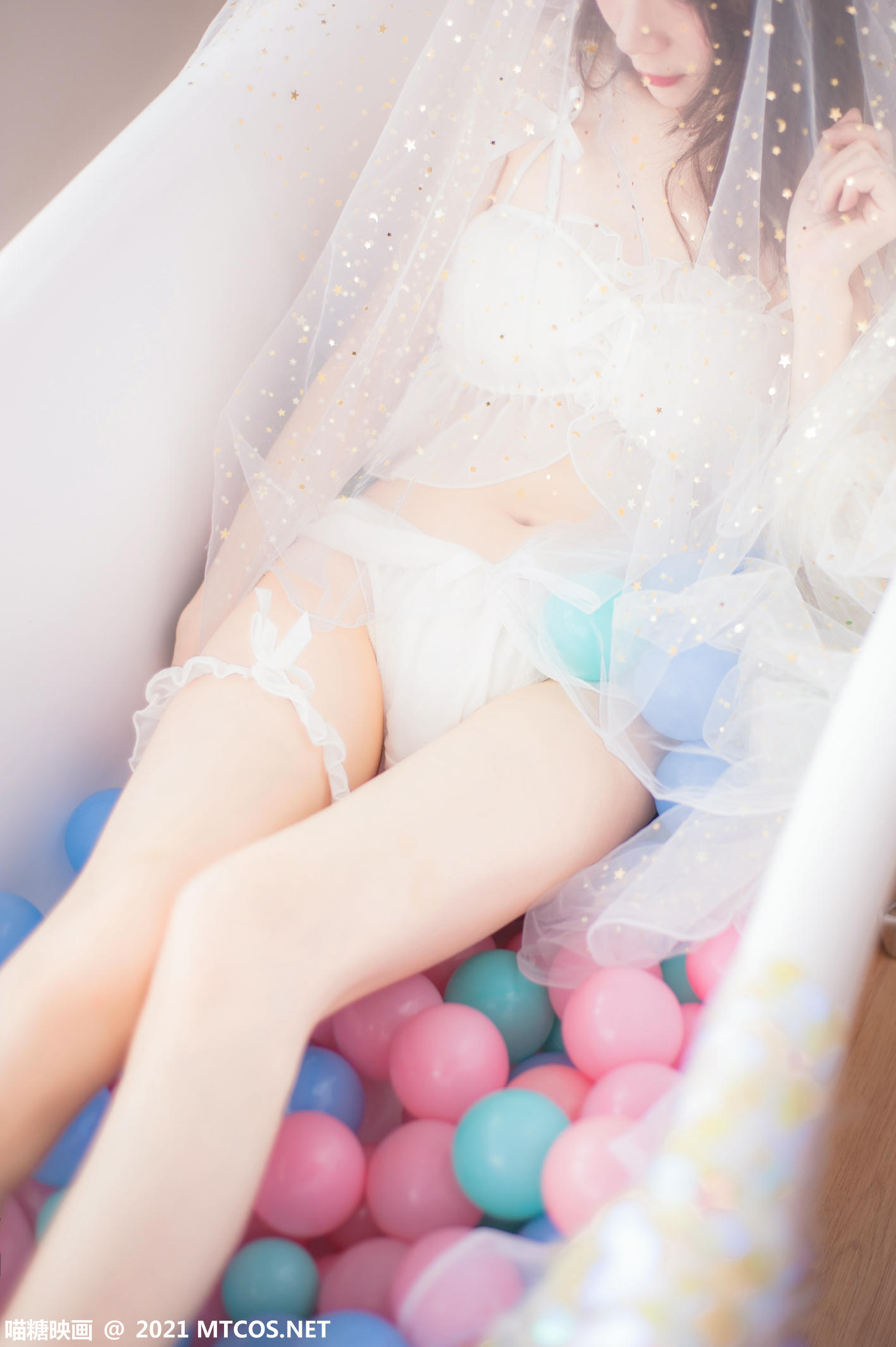 [喵糖映画] VOL.351 泡泡粉裙[22P／99.5MB]_第1集