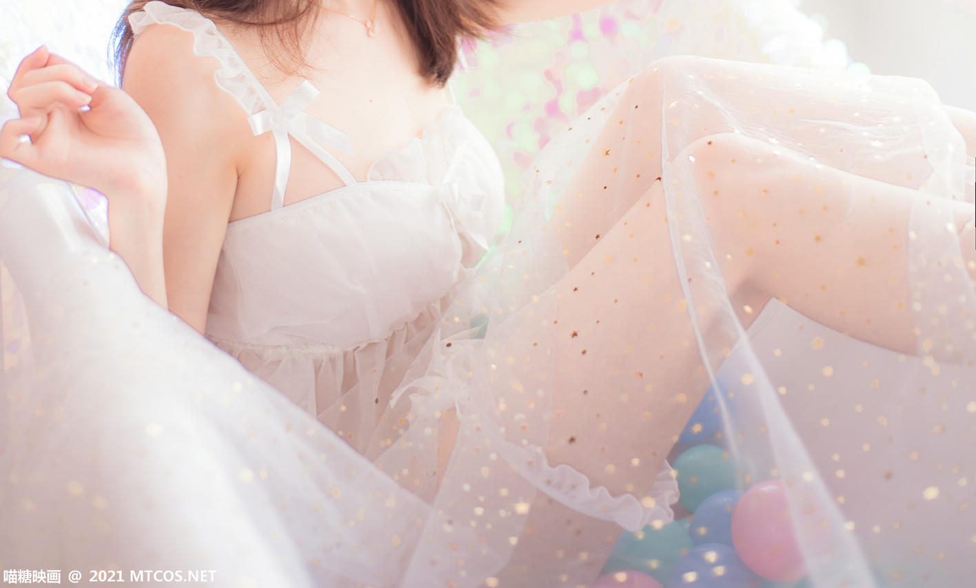 [喵糖映画] VOL.351 泡泡粉裙[22P／99.5MB]_第1集