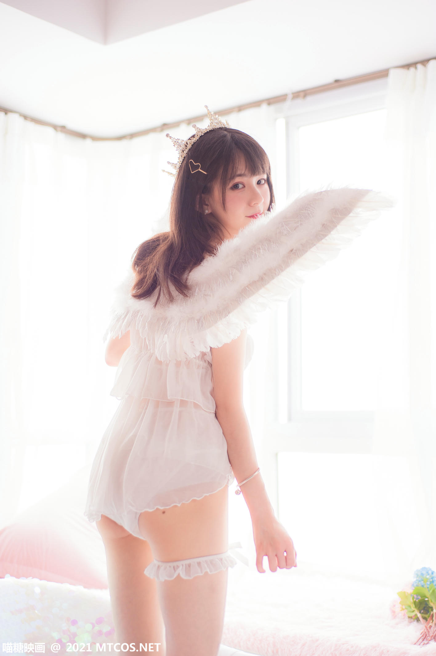 [喵糖映画] VOL.351 泡泡粉裙[22P／99.5MB]_第1集