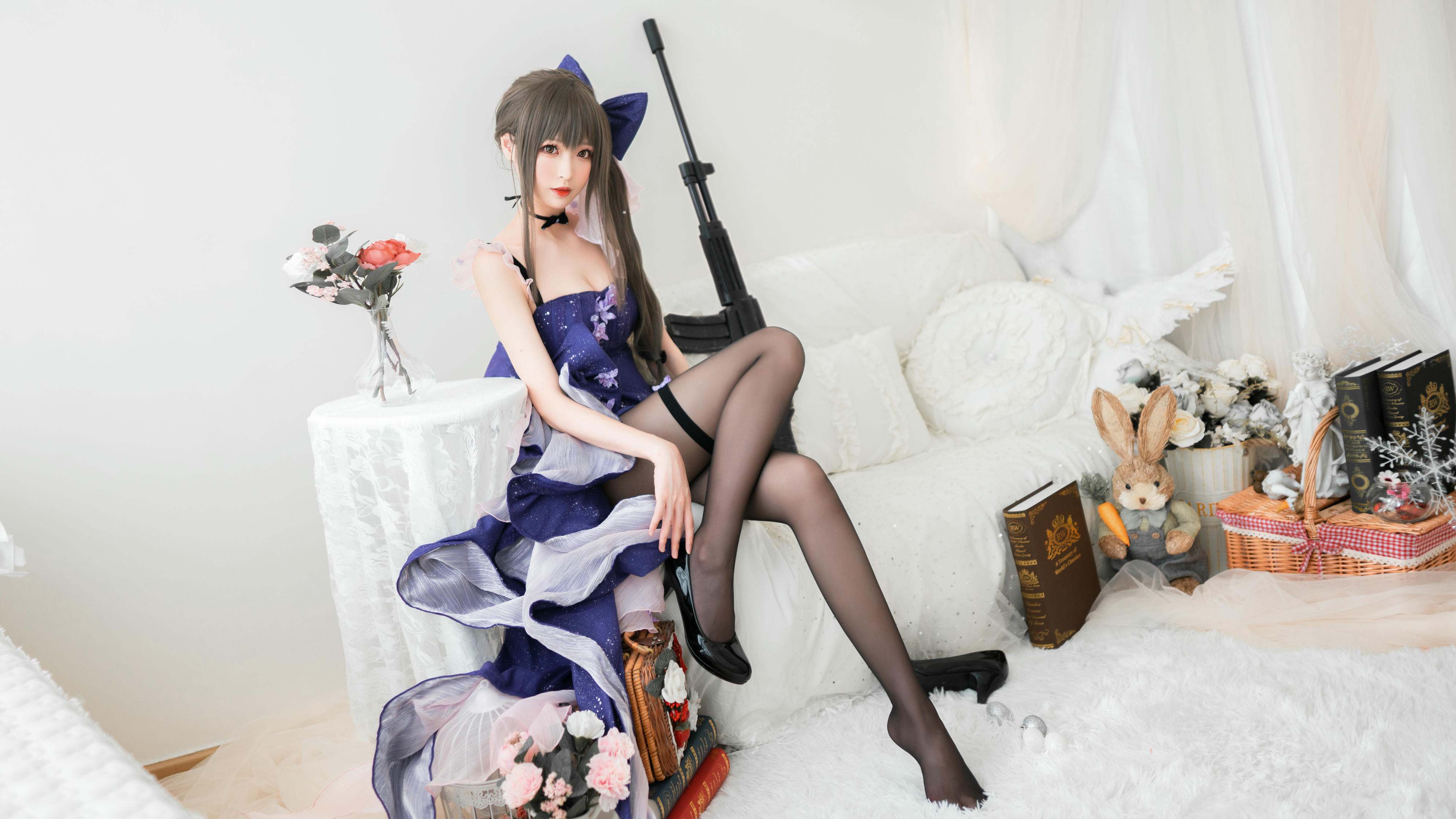 [喵糖映画] VOL.354 蓝裙蝶[20P／455MB]_第1集