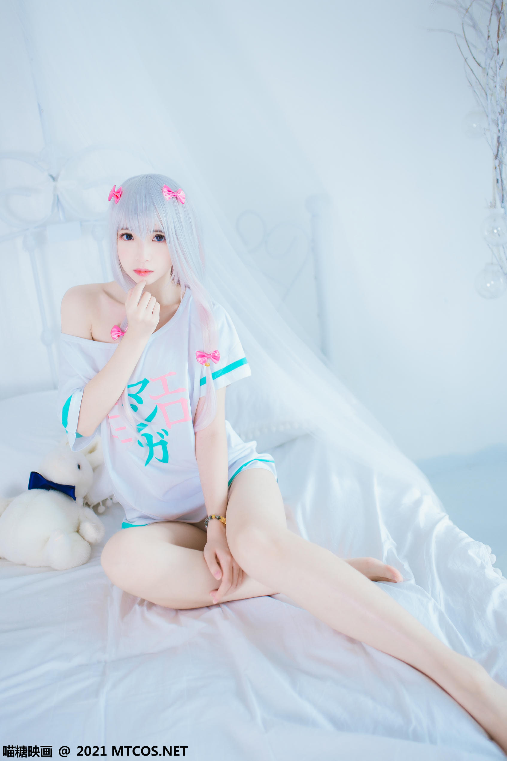 [喵糖映画] VOL.359 纱雾和白猫[22P／235MB]_第1集