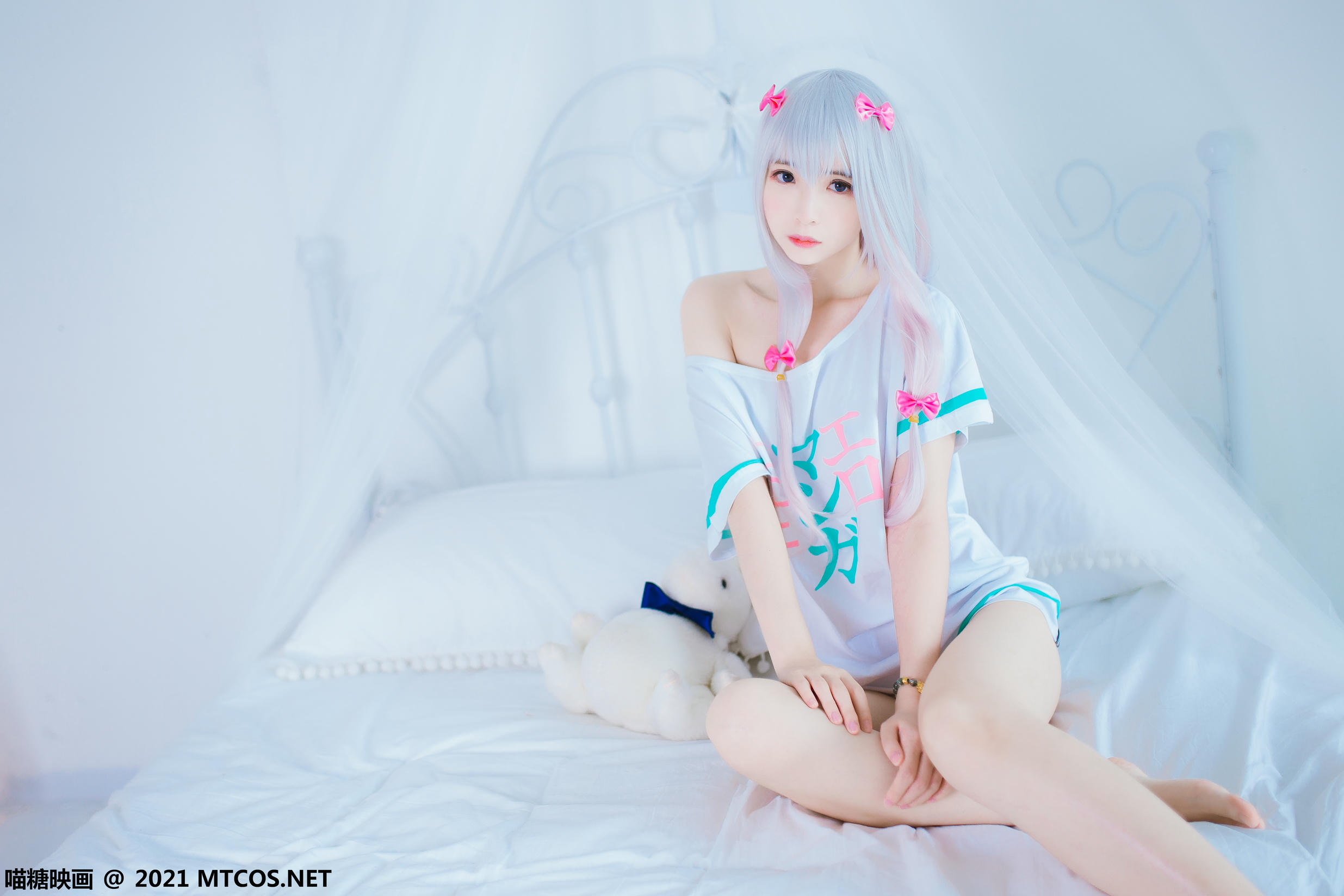 [喵糖映画] VOL.359 纱雾和白猫[22P／235MB]_第1集