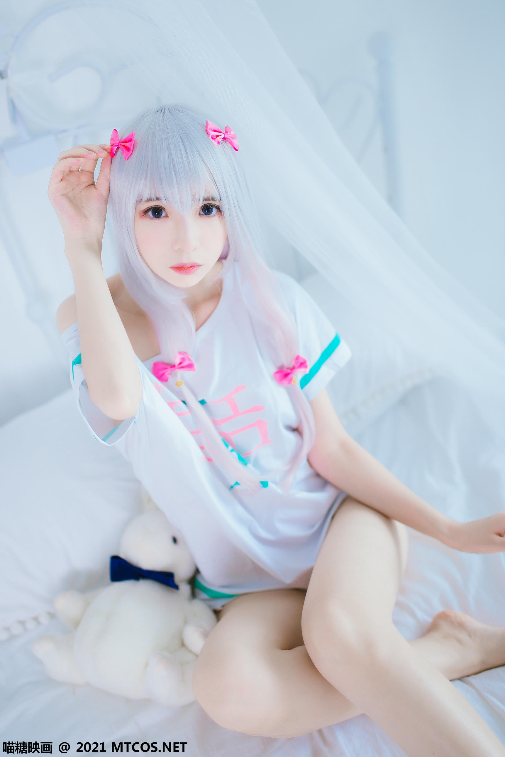 [喵糖映画] VOL.359 纱雾和白猫[22P／235MB]_第1集