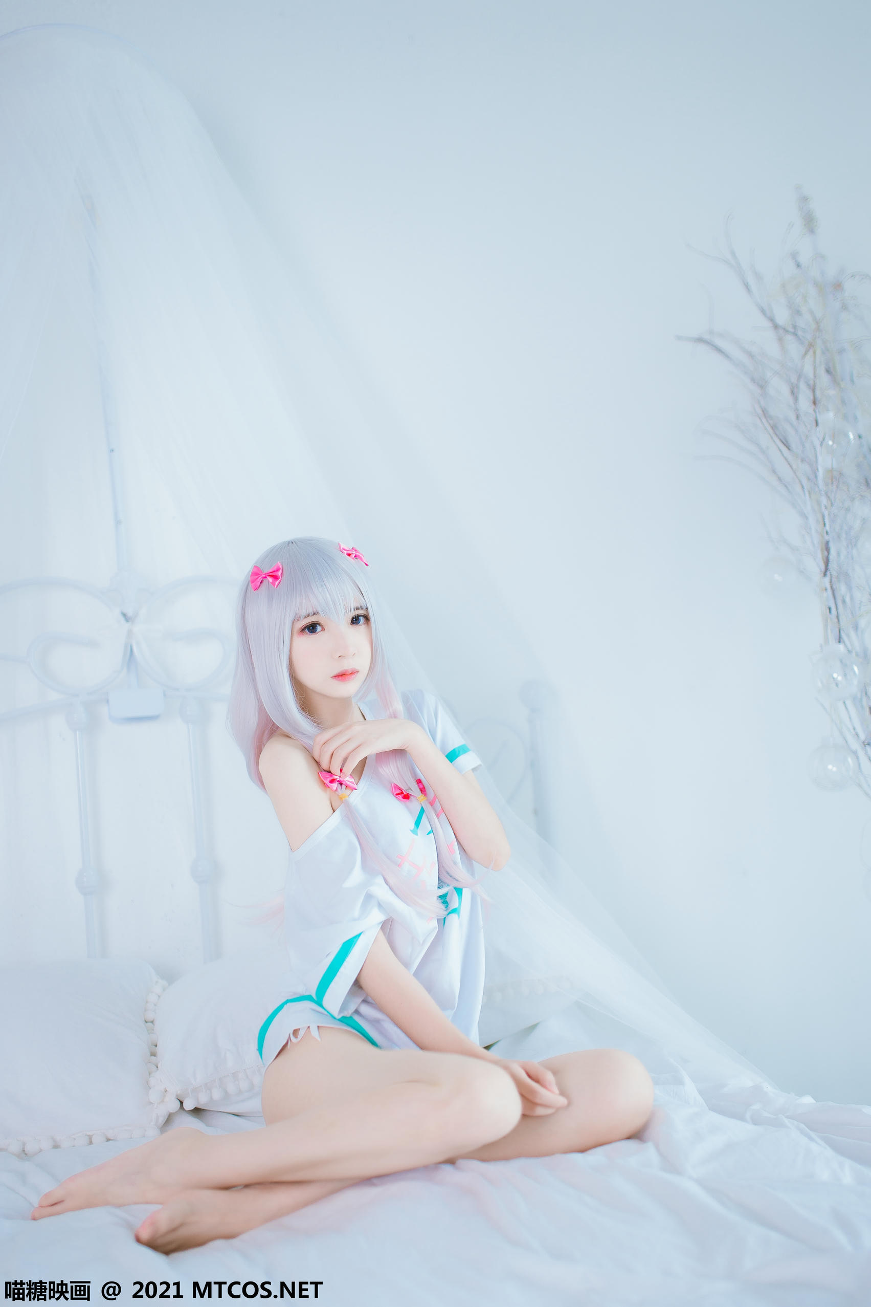 [喵糖映画] VOL.359 纱雾和白猫[22P／235MB]_第1集