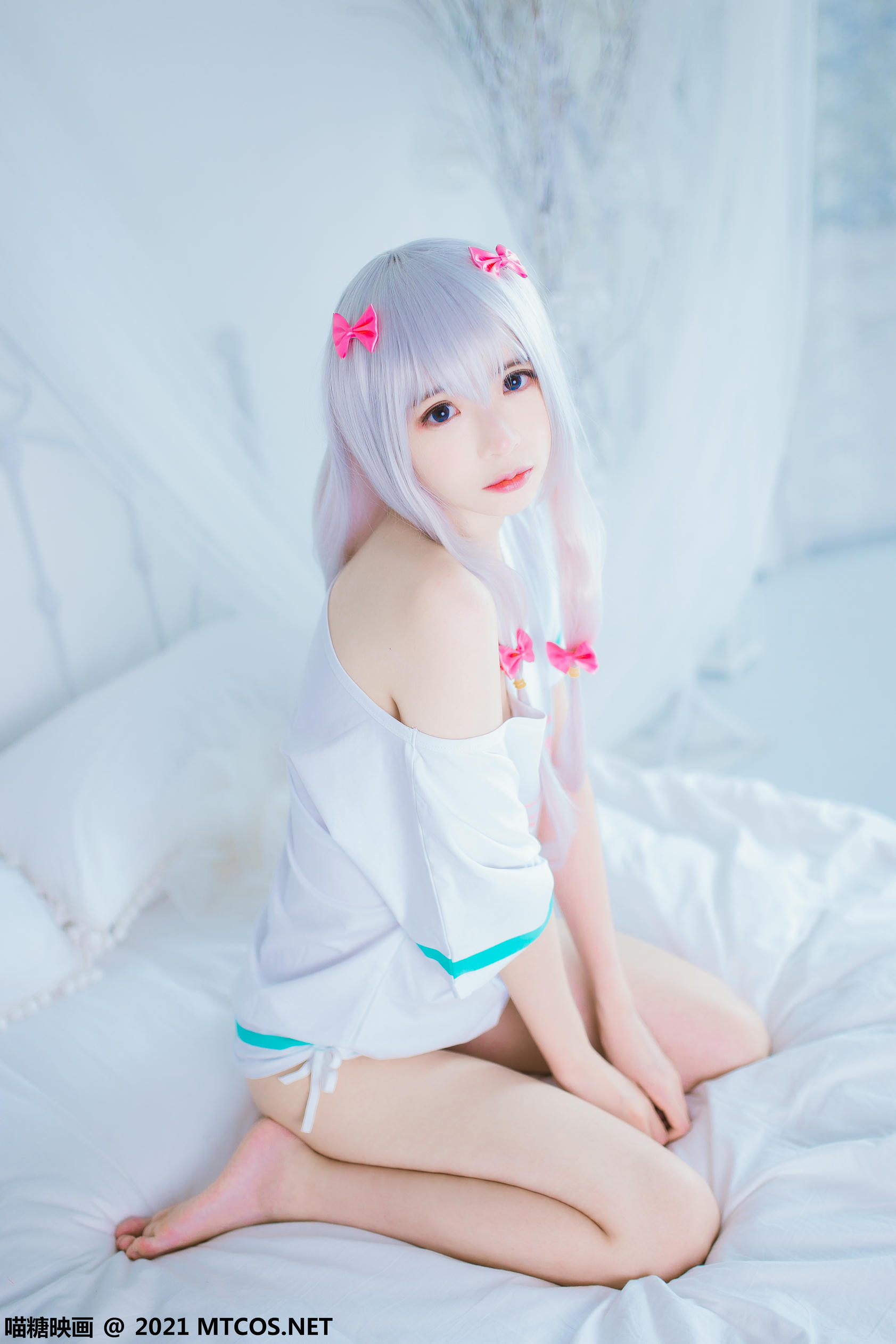 [喵糖映画] VOL.359 纱雾和白猫[22P／235MB]_第1集