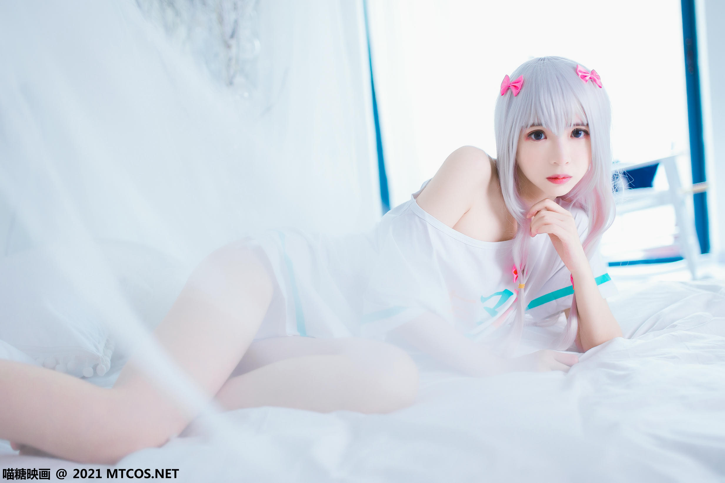 [喵糖映画] VOL.359 纱雾和白猫[22P／235MB]_第1集