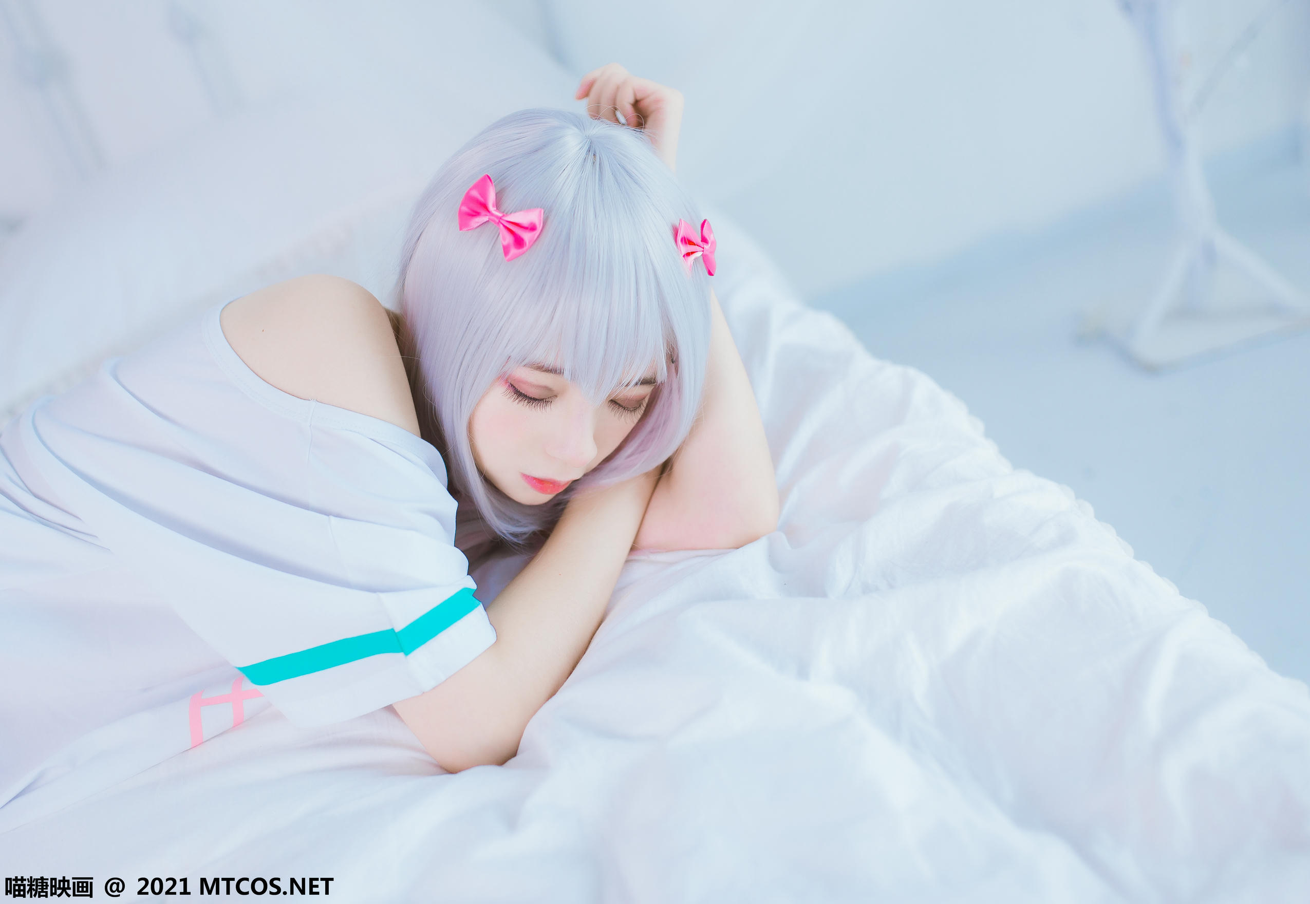 [喵糖映画] VOL.359 纱雾和白猫[22P／235MB]_第1集