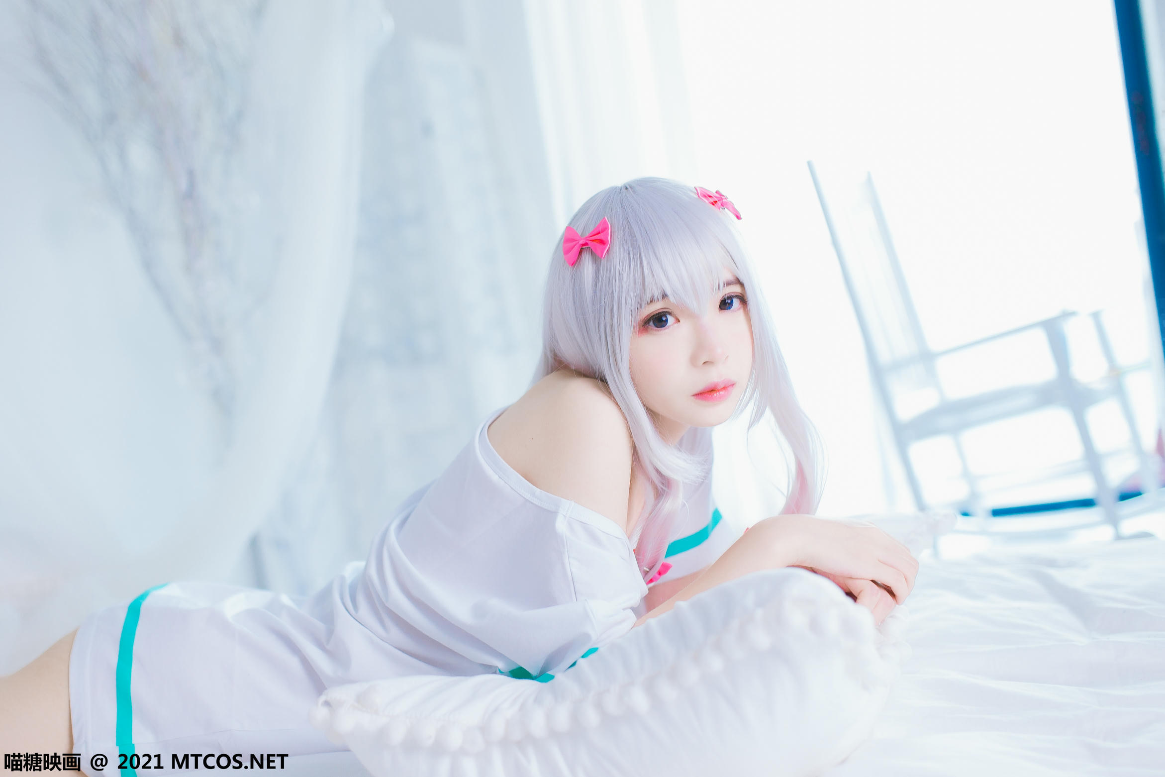 [喵糖映画] VOL.359 纱雾和白猫[22P／235MB]_第2集