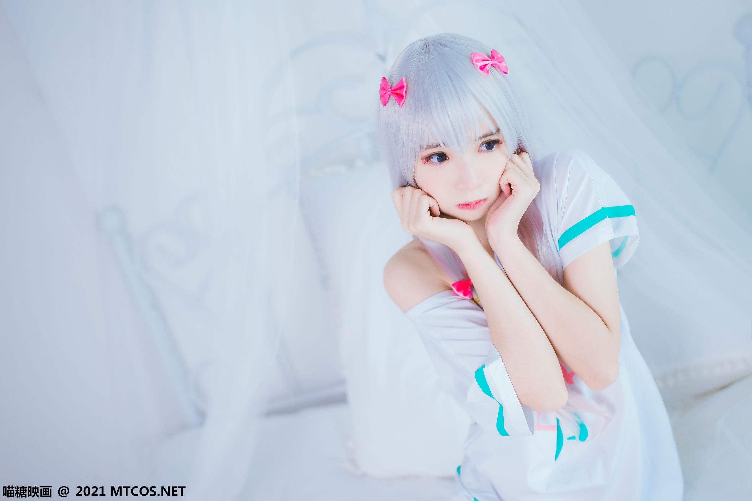 [喵糖映画] VOL.359 纱雾和白猫[22P／235MB]_第2集