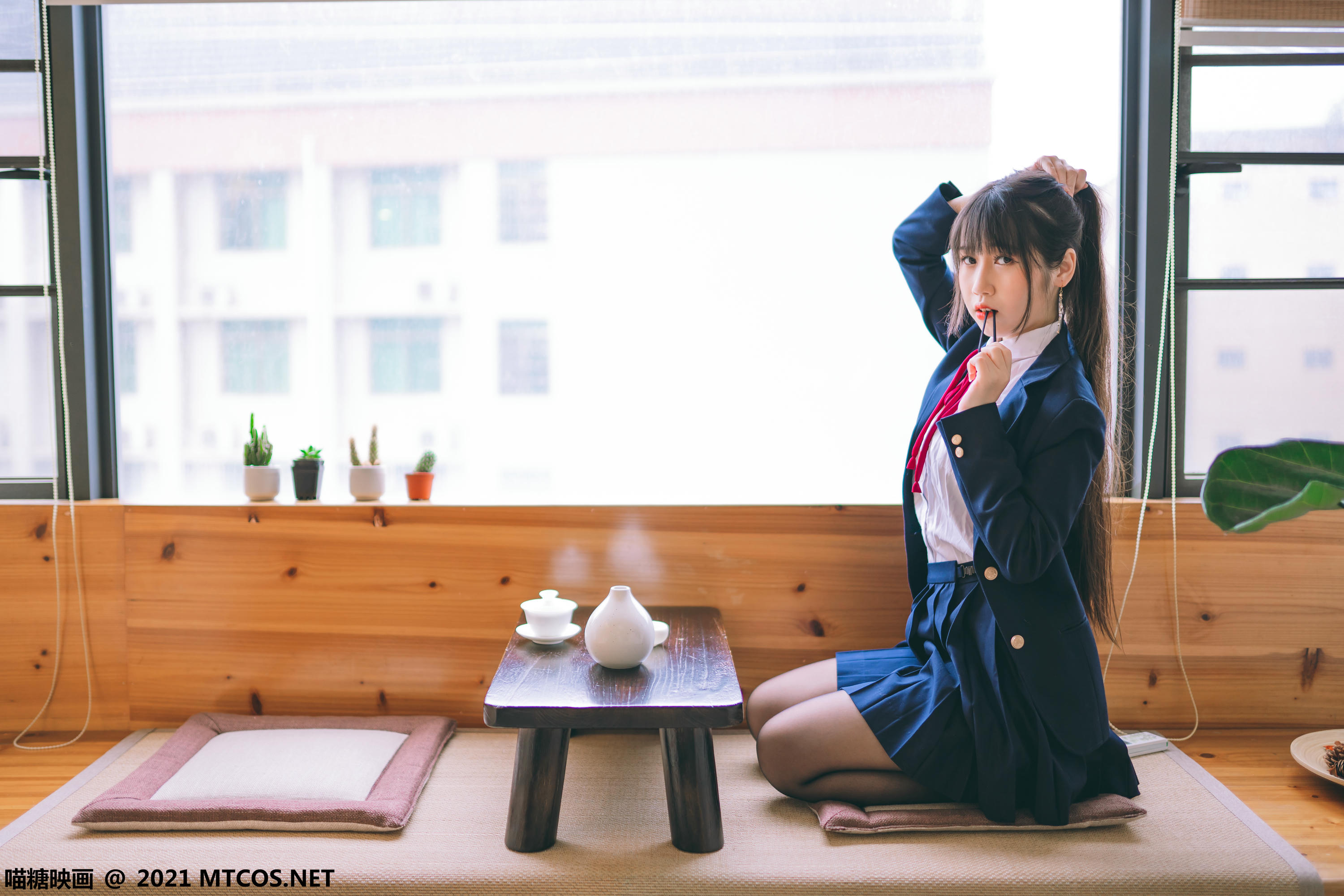 [喵糖映画] VOL.360 JK西装[38P／413MB]_第1集