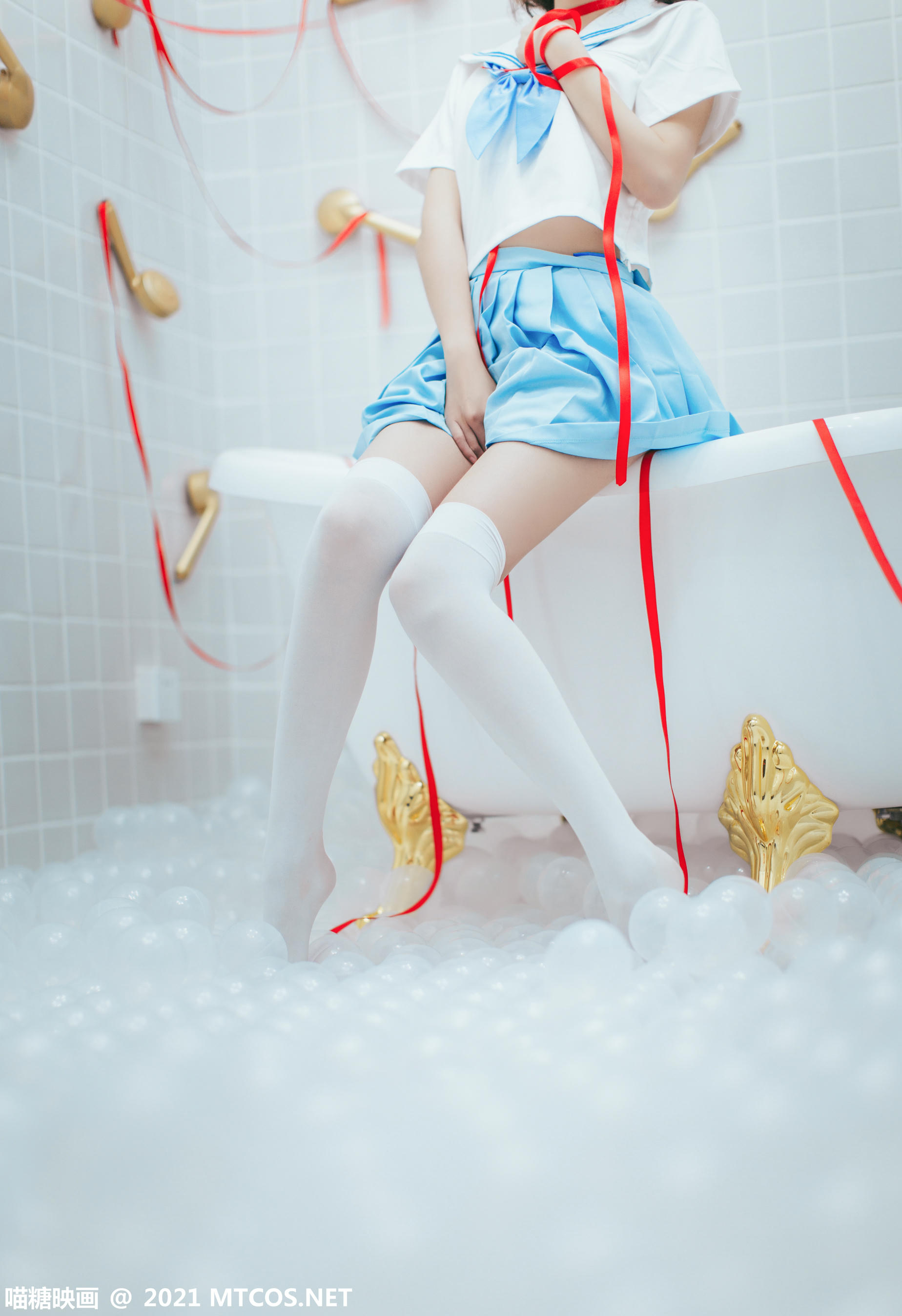 [喵糖映画] VOL.364 浴室JK[21P／249MB]_第1集