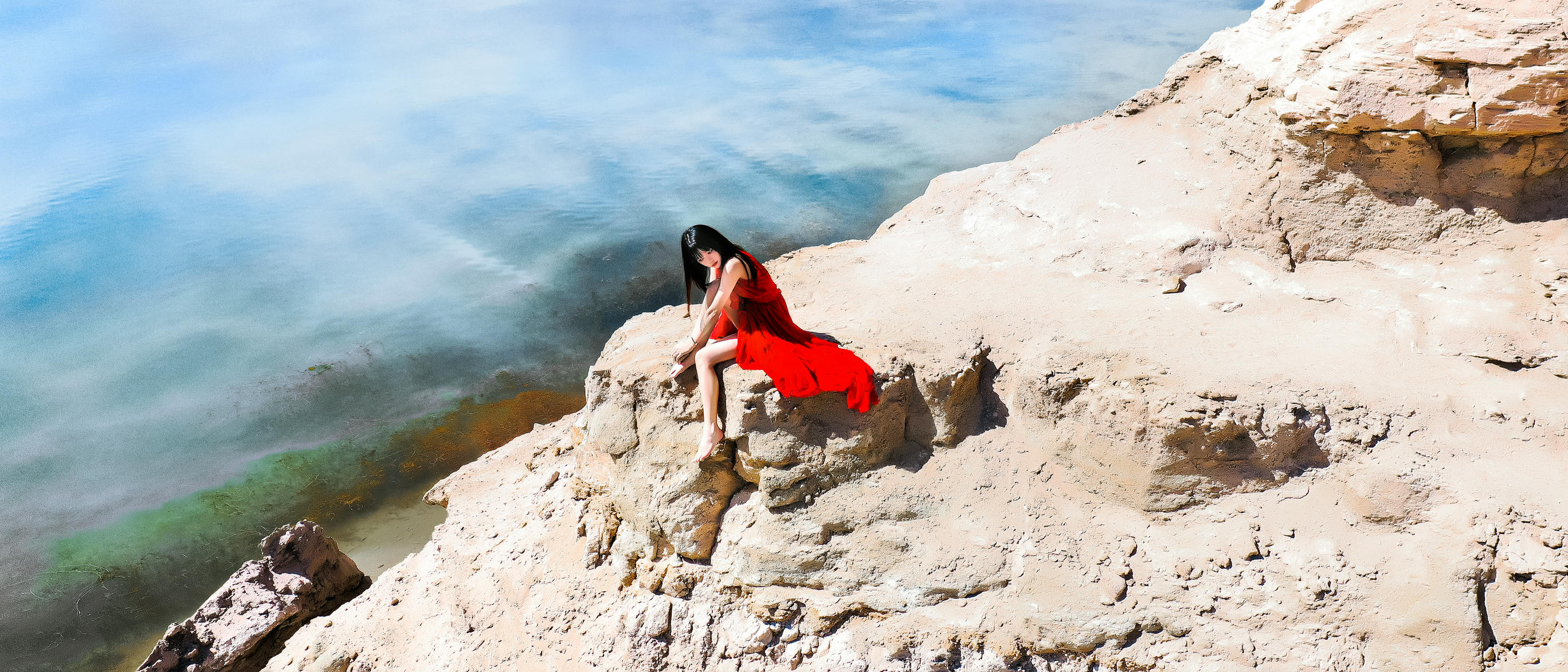 [喵糖映画] VOL.372 海边红裙[25P／461MB]_第1集