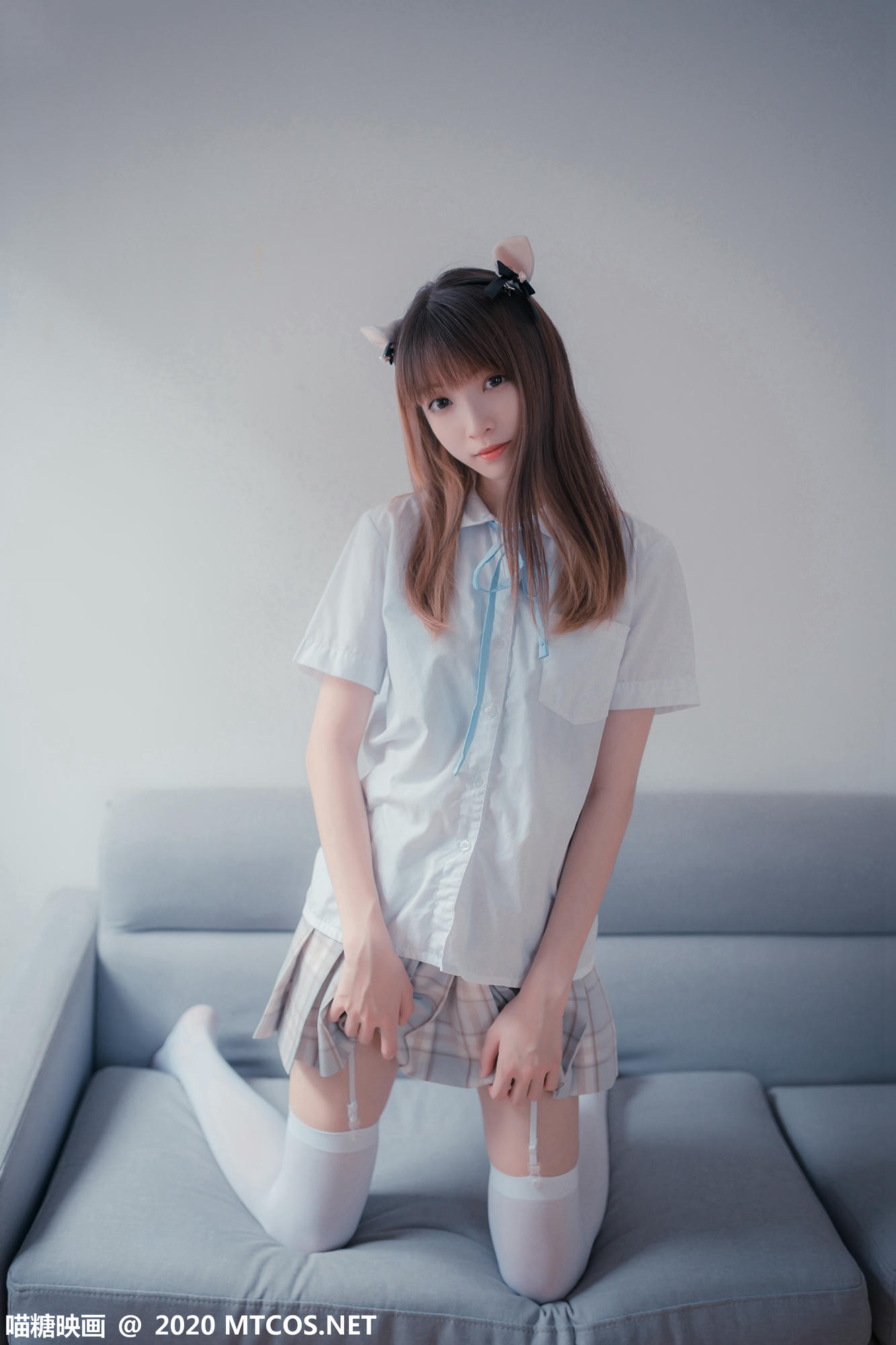 [喵糖映画] JKL.019 猫耳JK制服[45P／297MB]_第1集