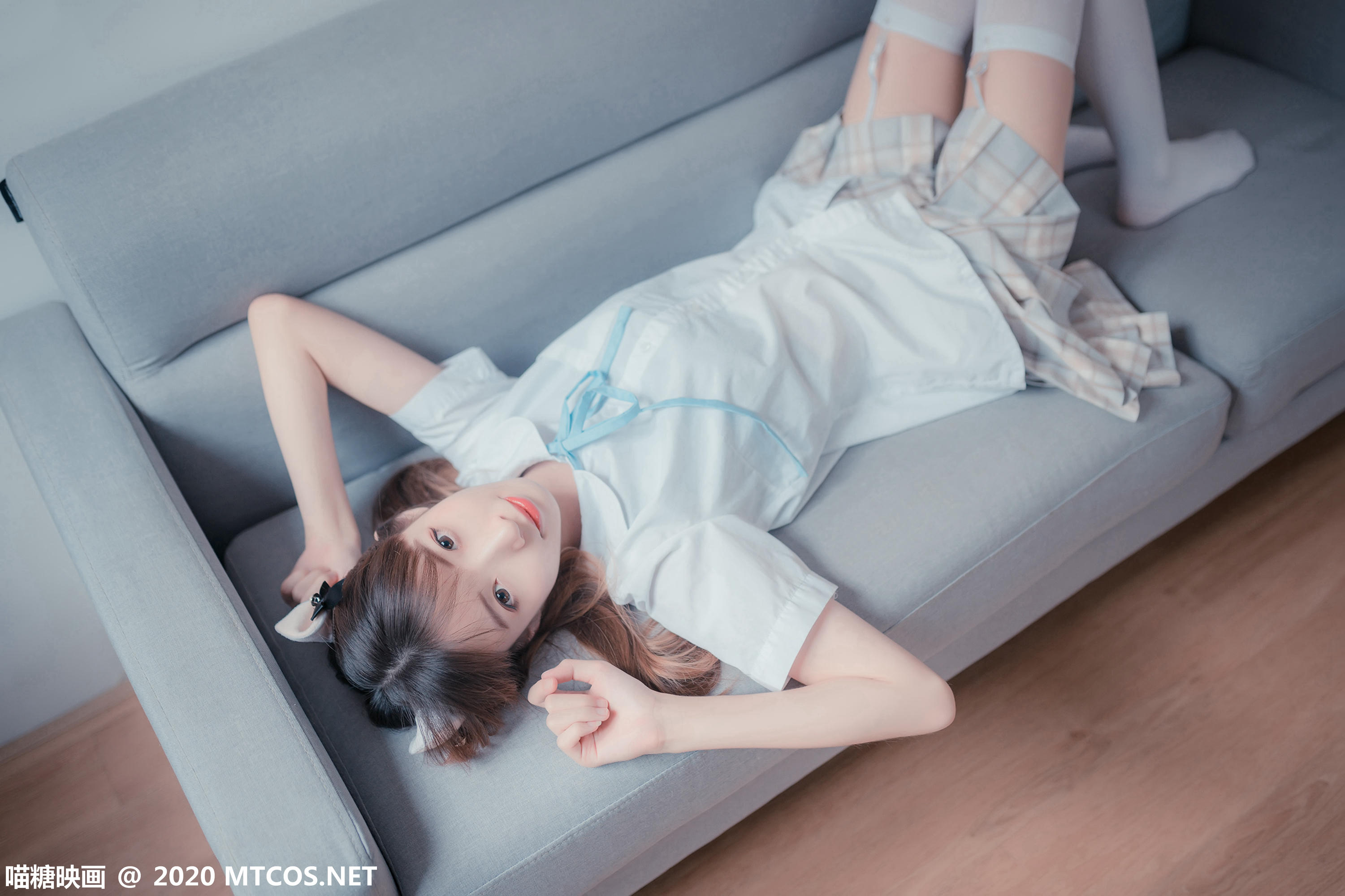 [喵糖映画] JKL.019 猫耳JK制服[45P／297MB]_第1集