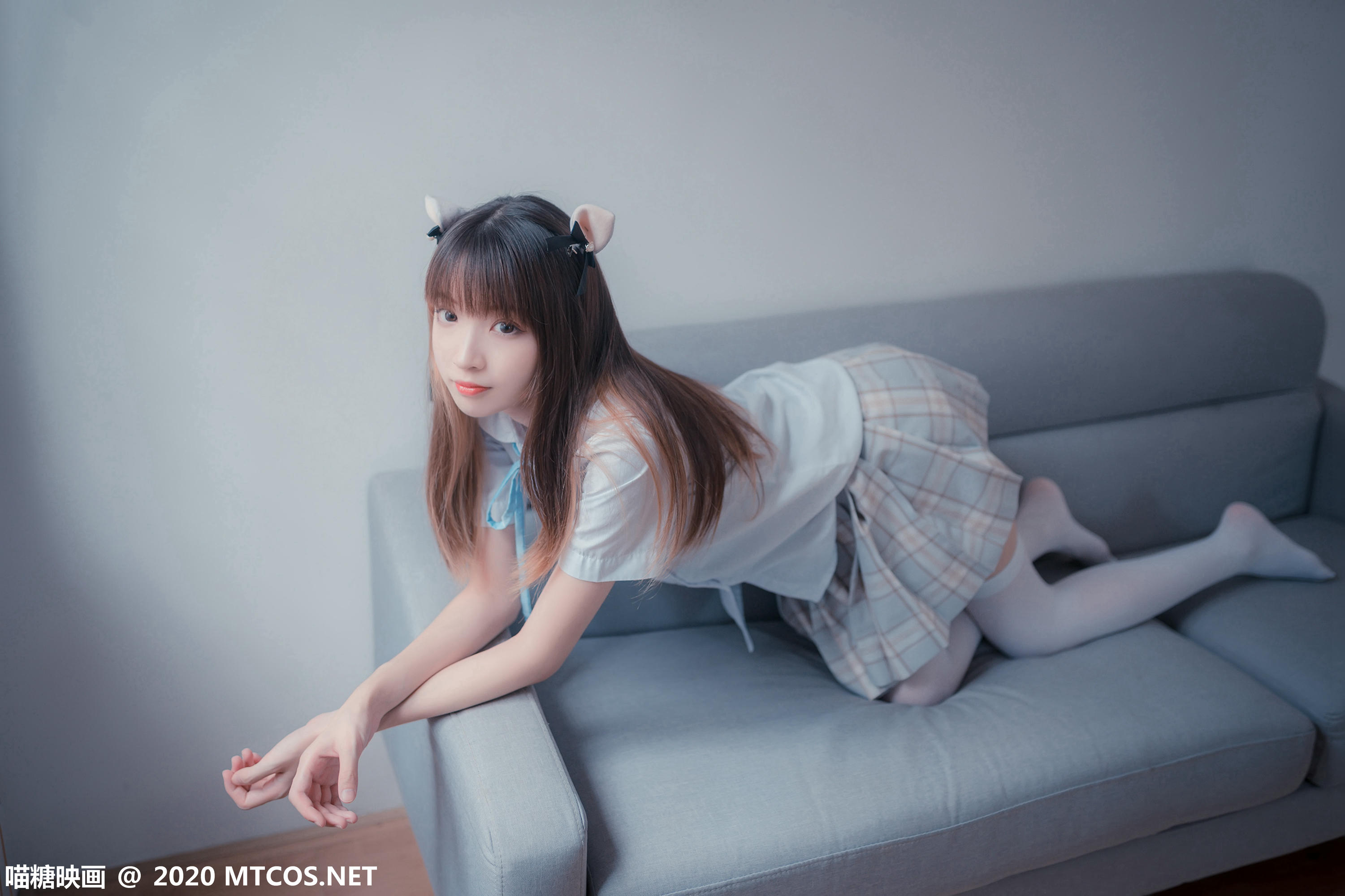 [喵糖映画] JKL.019 猫耳JK制服[45P／297MB]_第1集